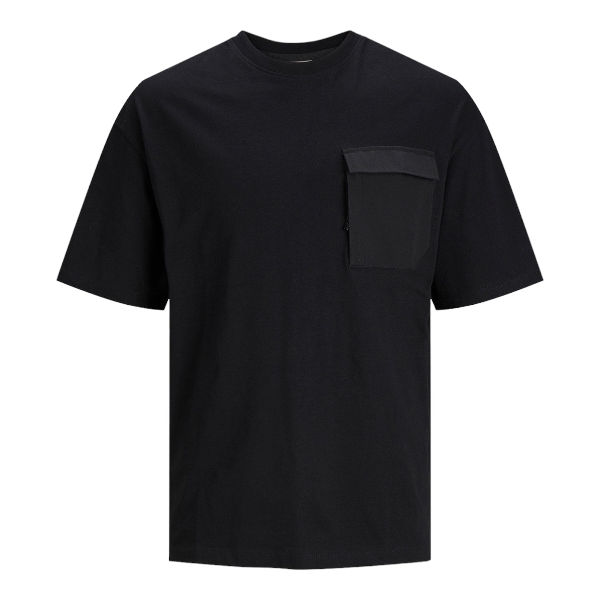 T-Shirt Con Taschino Jcoarch Pocket Tee SS Crew Neck Nero 12251615