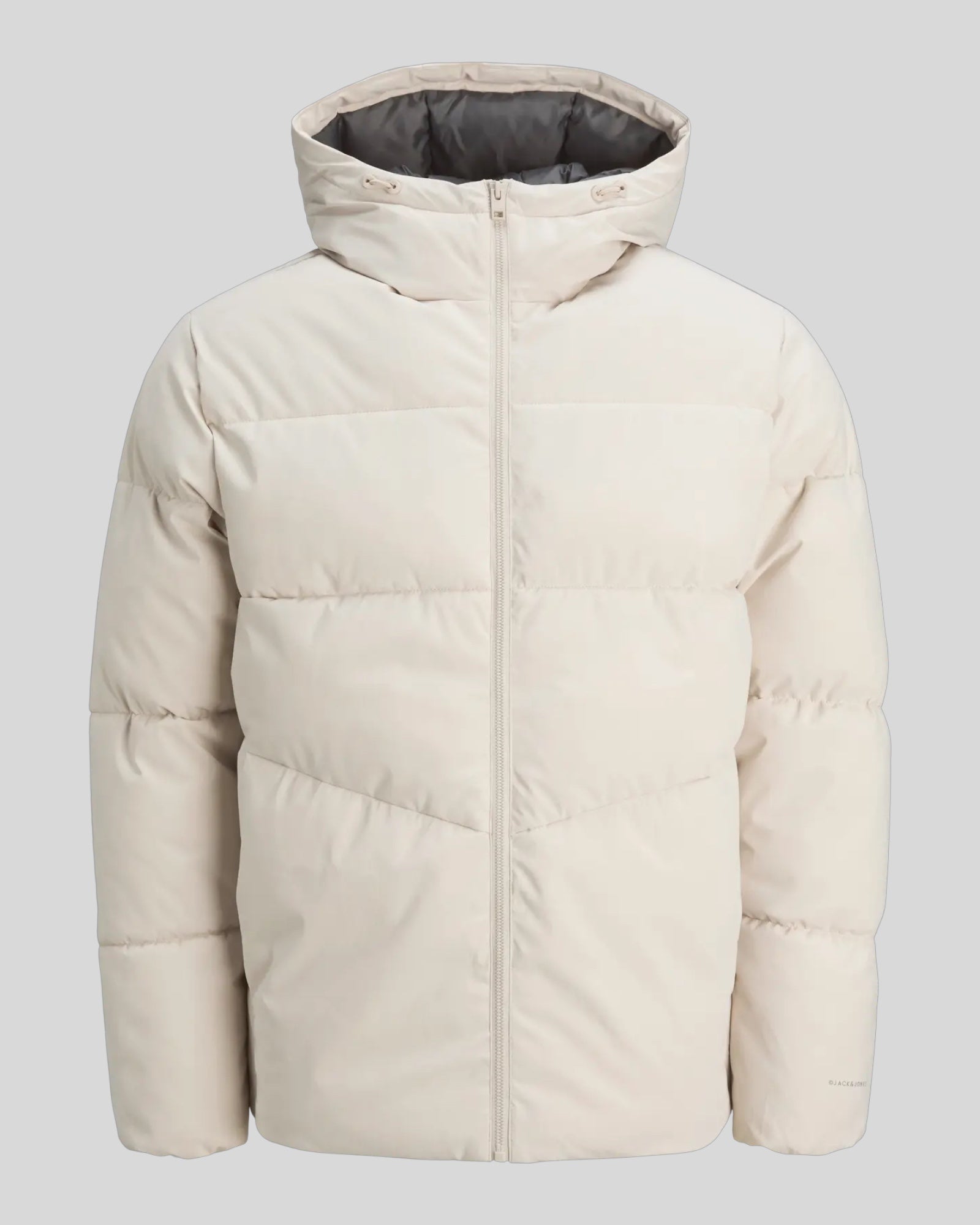 Giubbotto Con Cappuccio Global Puffer Jacket Moonbeam 12283517 Jack & Jones