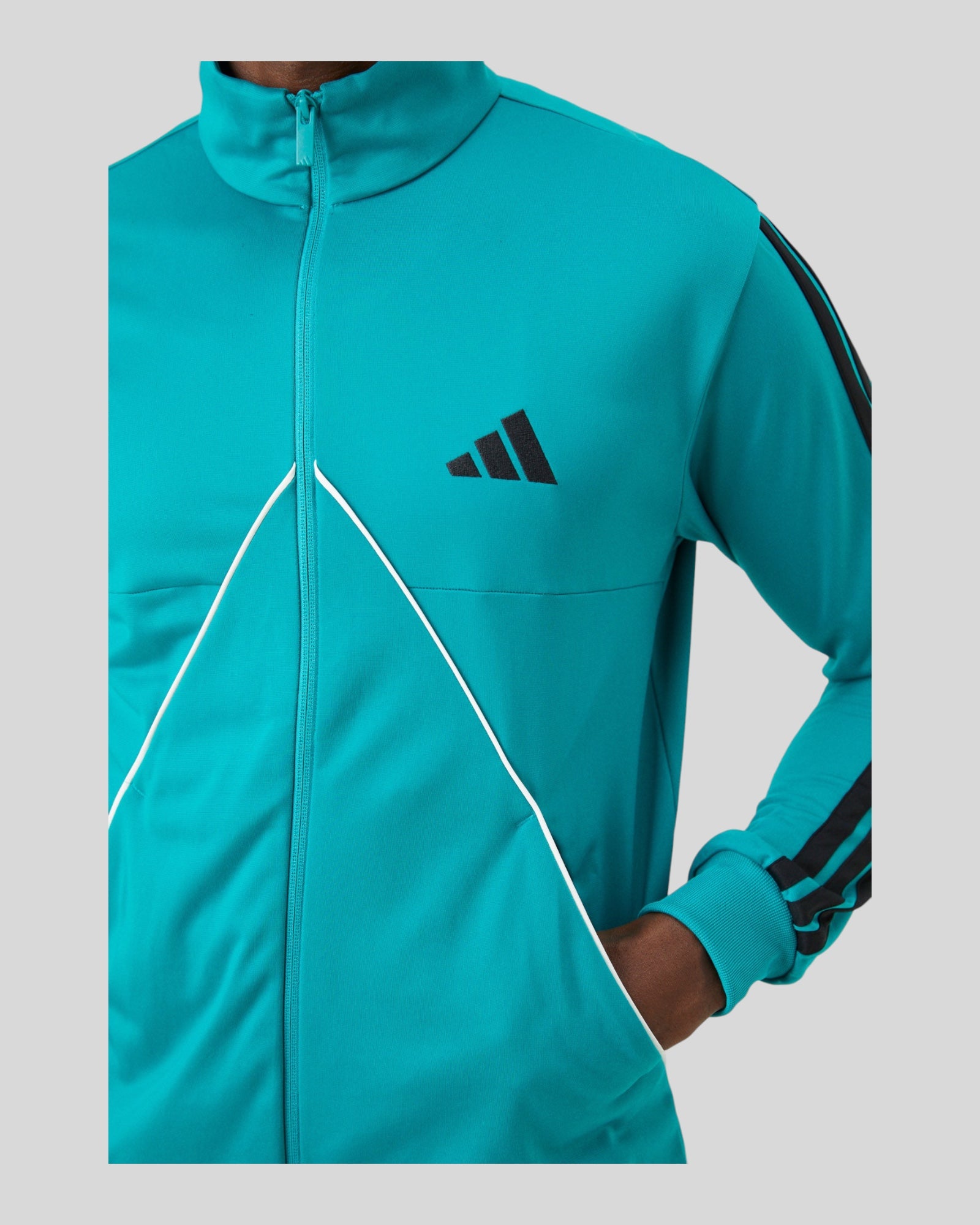 Tuta Completa M tricot Tiro Tracksuit Pure Tea JX5521 Adidas