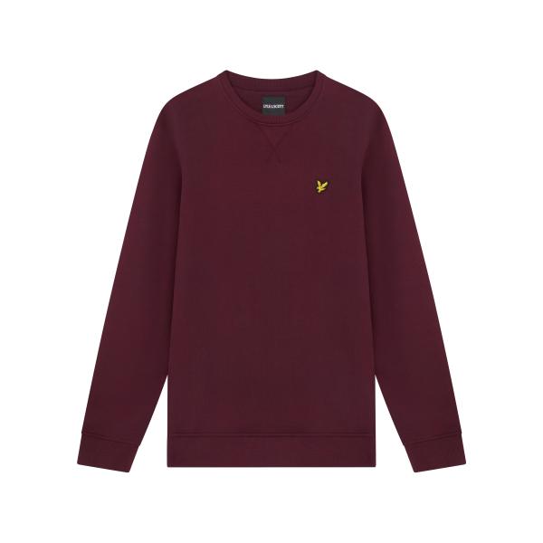 Felpa Bordeaux Lyle & Scott Brushed Back Crew Neck ML1131V/Z562
