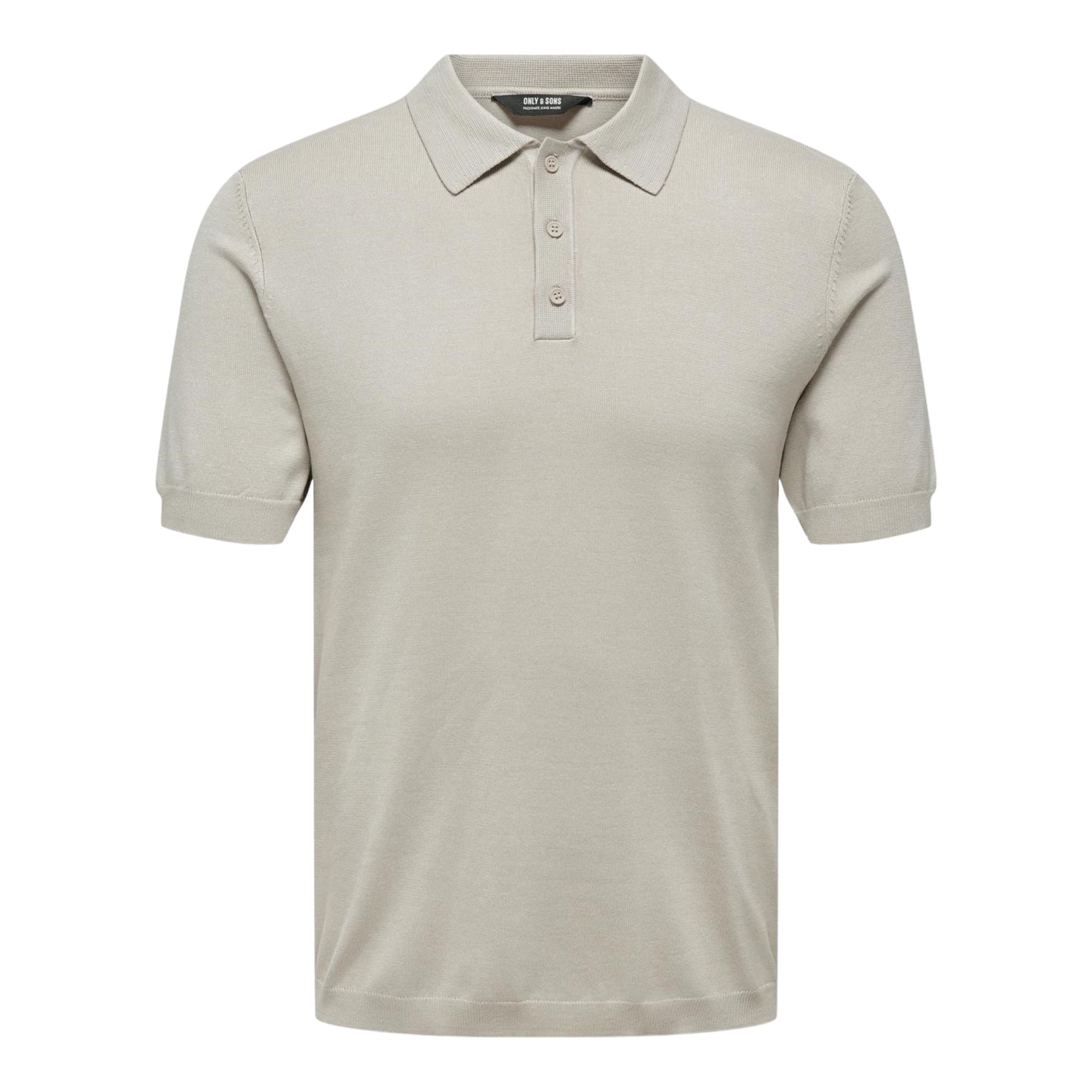 Polo In Maglia Onswyler Life Reg Knit Silver Lining 22022219