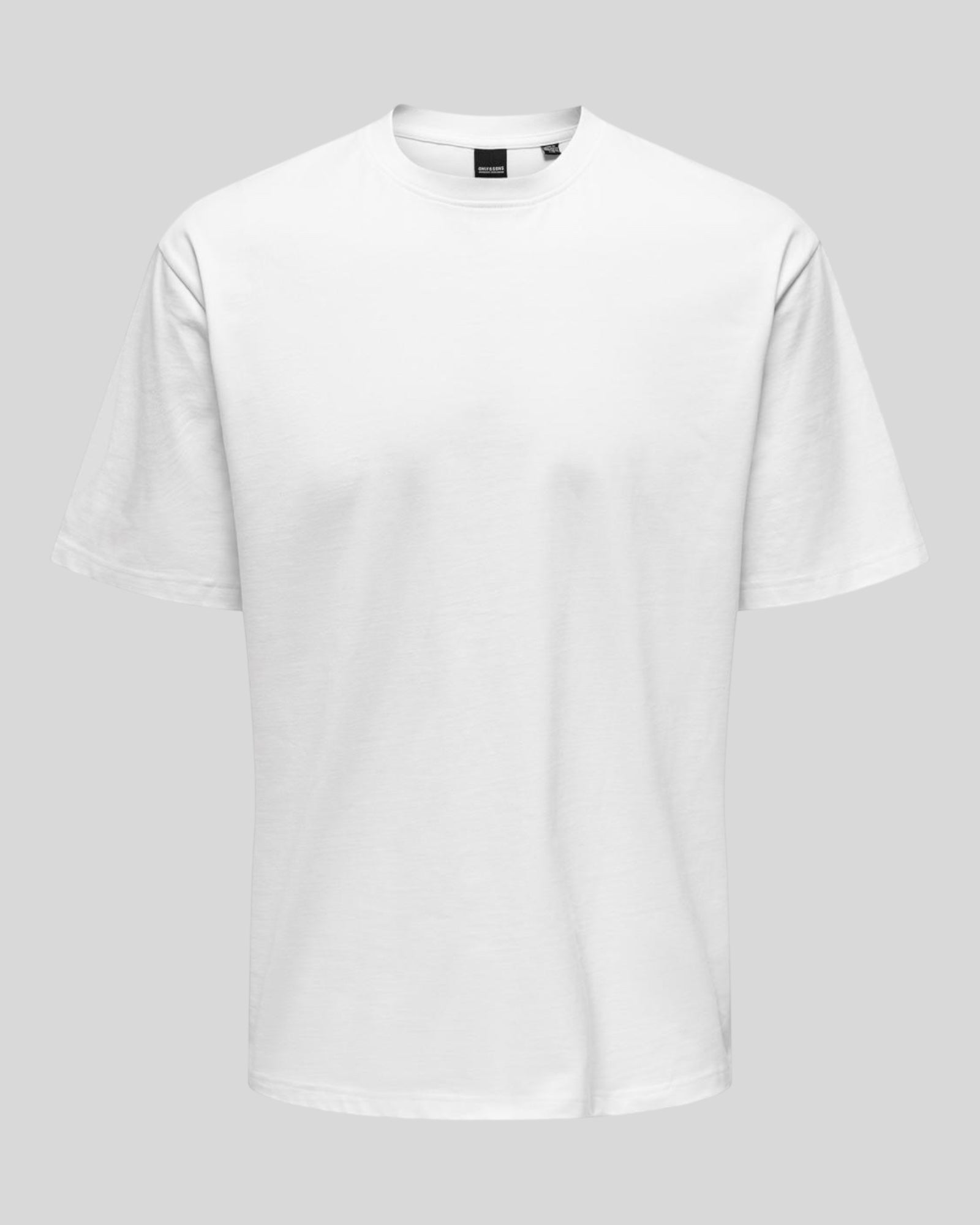 T-Shirt Basic Ons Fred Life Relaxed SS Tee Bianco 22022532 Only & Sons