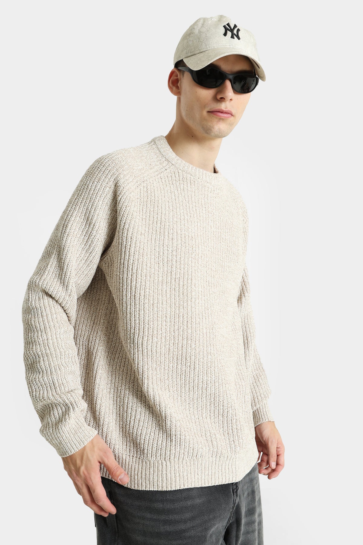 Maglione uomo ONLY & SONS ONSJOIN Silver Lining/Egret codice 22034670