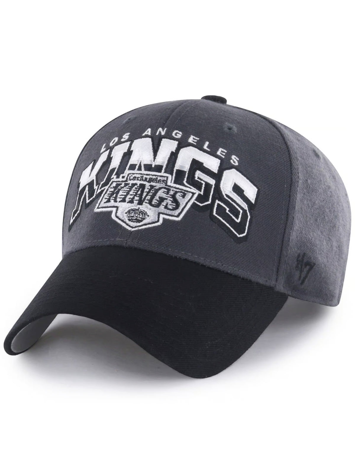 Cappello Con Visiera 47 Brand Los Angeles Kings Split Block MVP Charcoal H-SBLOK08WBV-CC