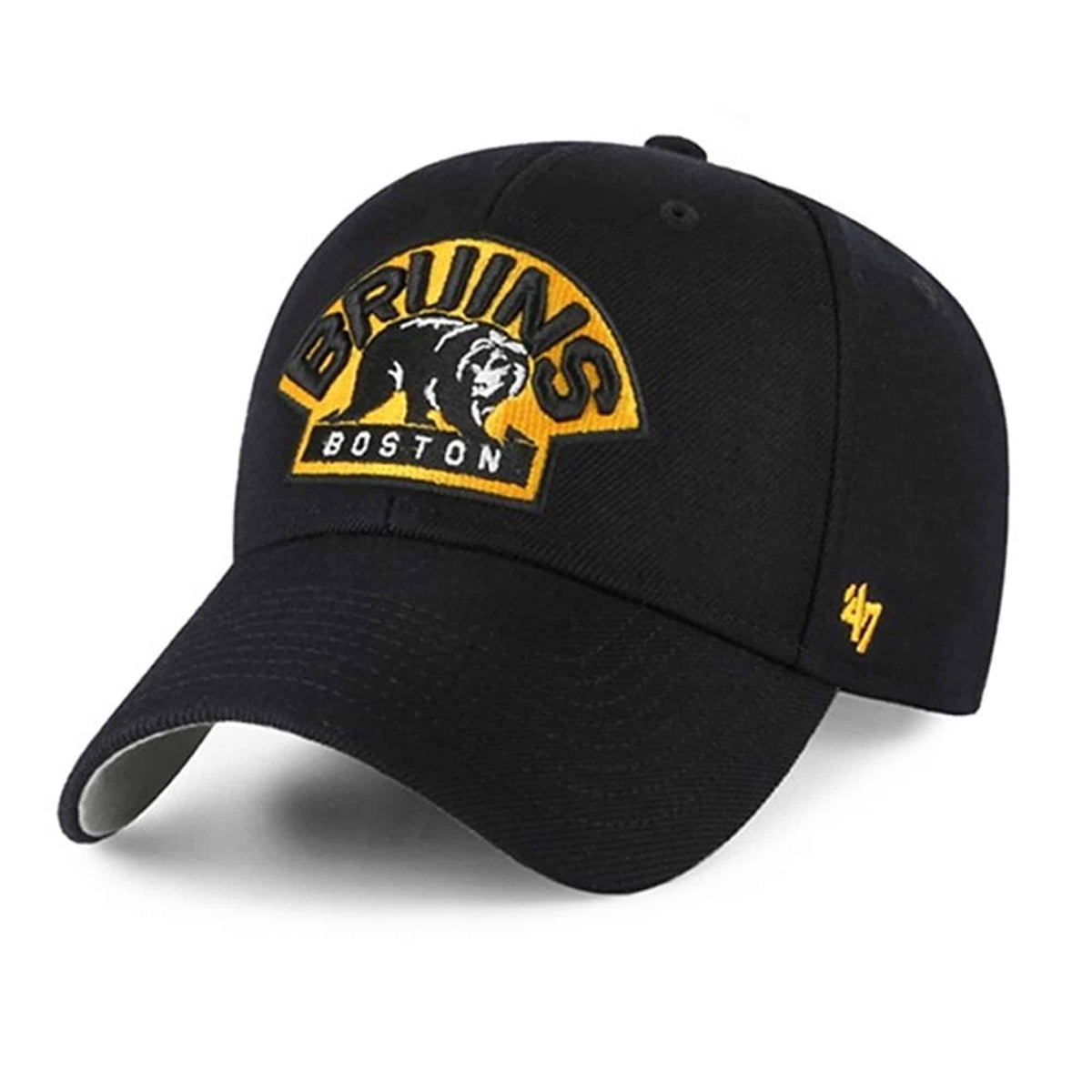 Cappello Con Visiera 47 Brand MVP Boston Bruins Nero H-MVP01WBV-BKJ-BLACK