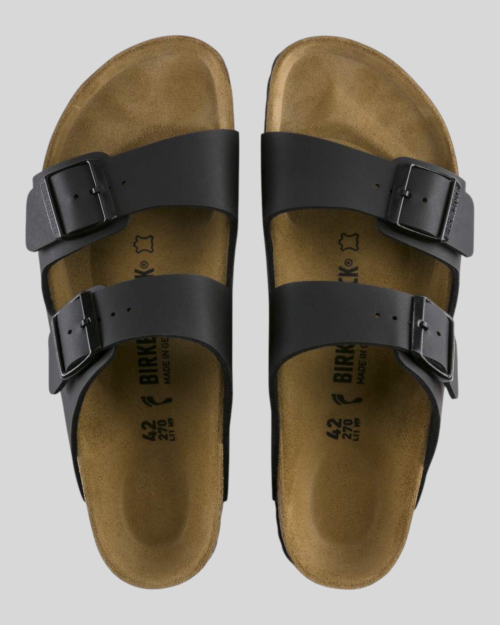 Arizona Erwachsene Unisex Birko-Flor Schwarz Schwarz 051793