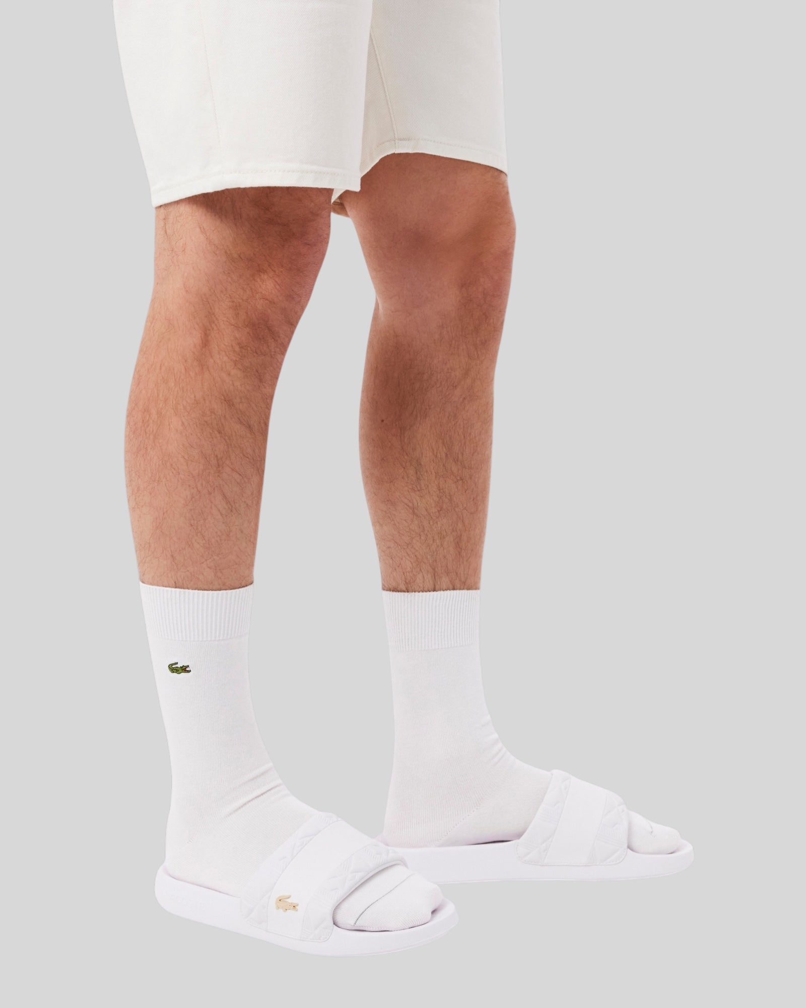 Ciabatte Serve Slide Hybrid Bianche 51CMA0027 Lacoste