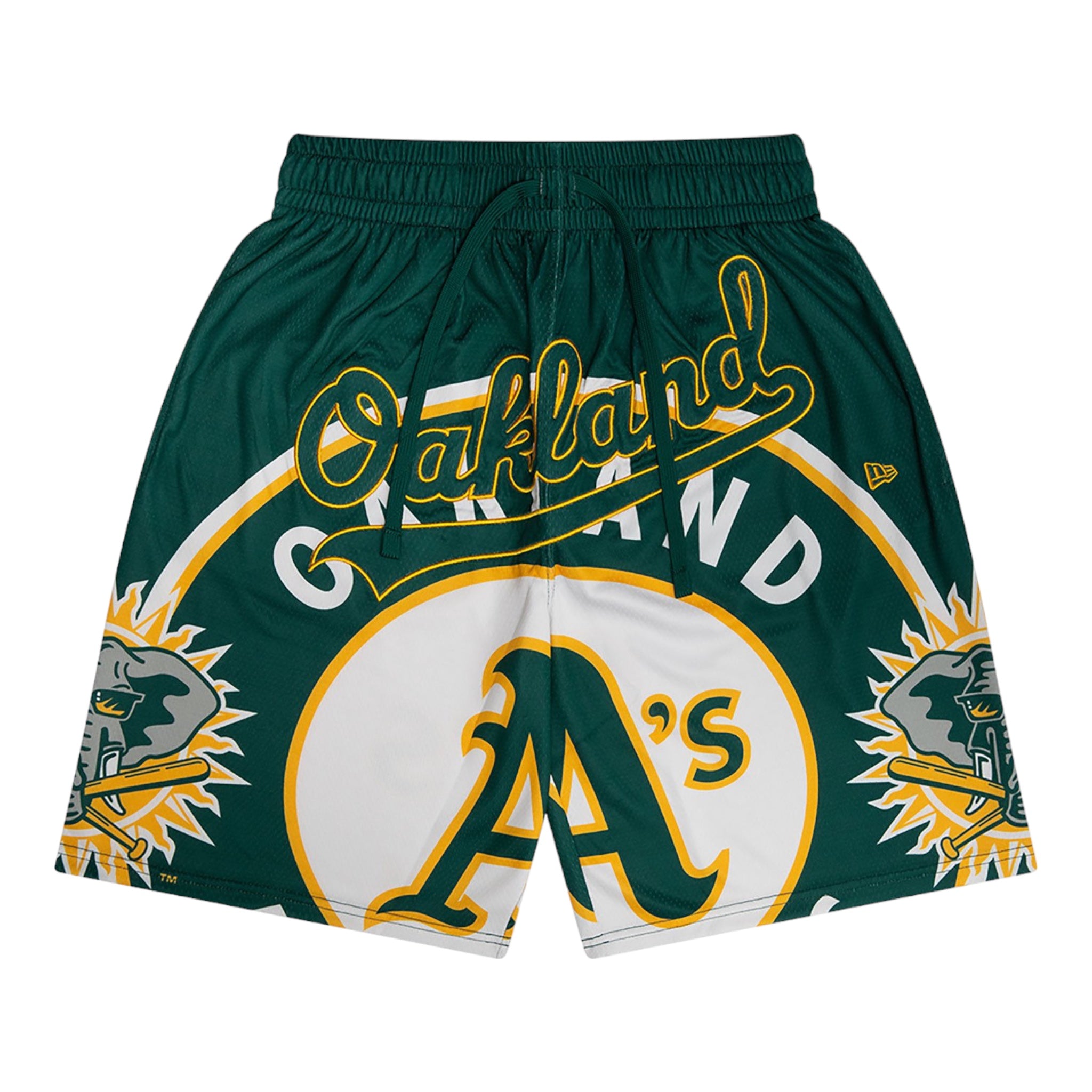 Shorts MLB Large Logo Oakland Athletics Verde 60421292 New Era