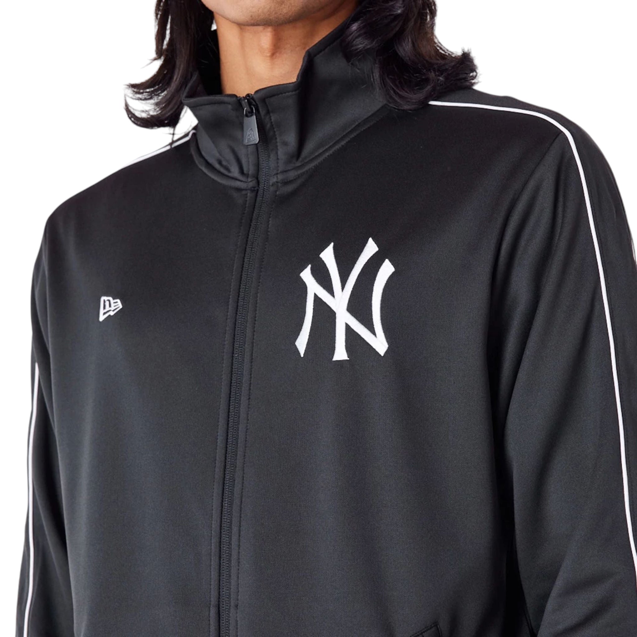 Giacca Track New York Yankees MLB Top Nera 60564824 New Era