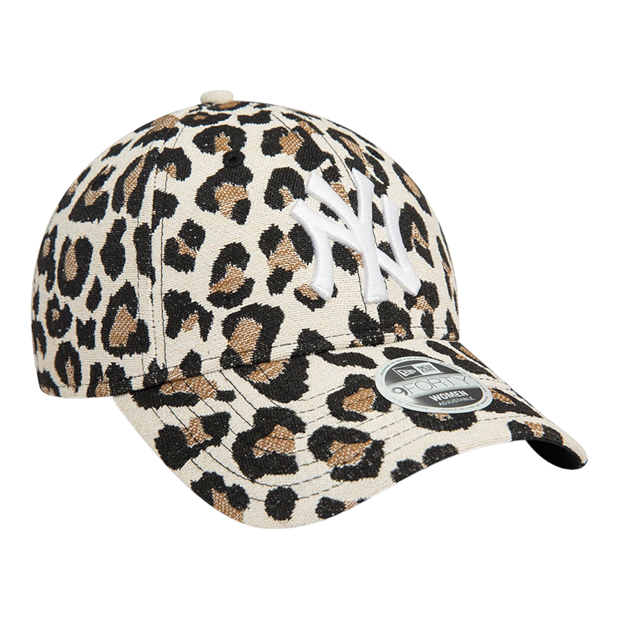 9Forty New York Yankees Leopard Women's Visor Hat Black 60565254