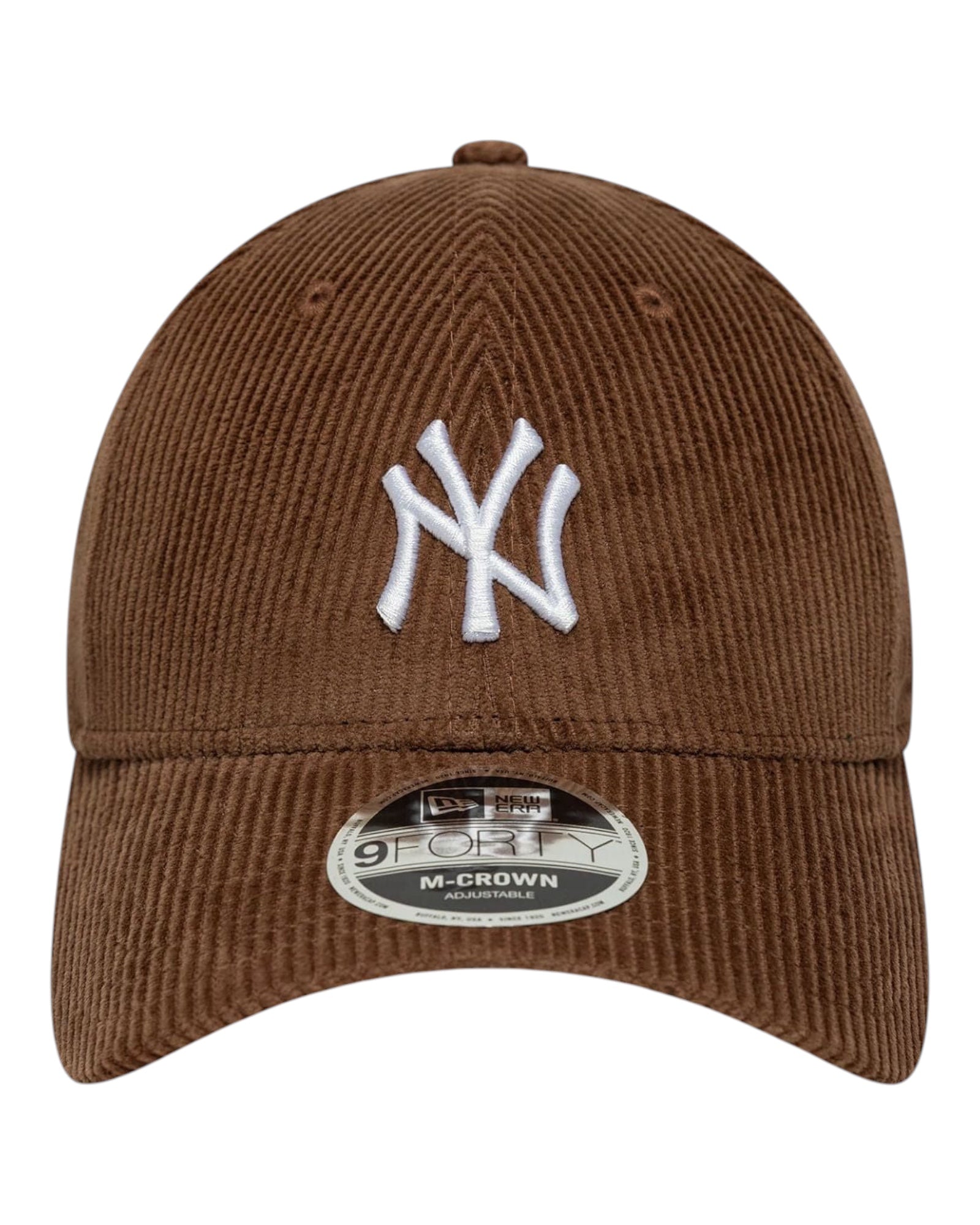 Cappello Con Visiera MLB Cord  New York Yankees Marrone 9Forty 60691054 New Era