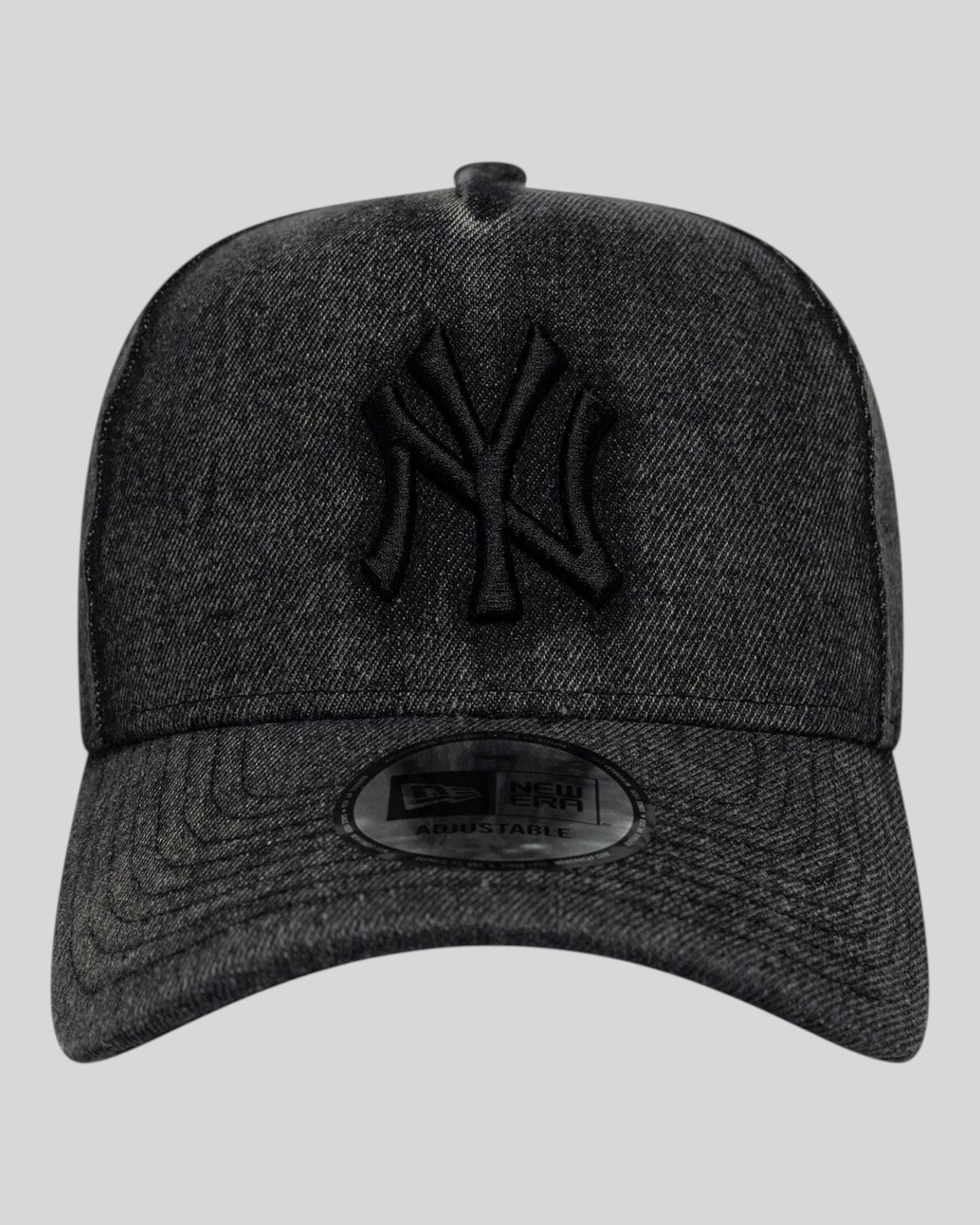 Cappello Con Visiera E-Frame New York Yankees MLB Denim Nero 60771822 New Era