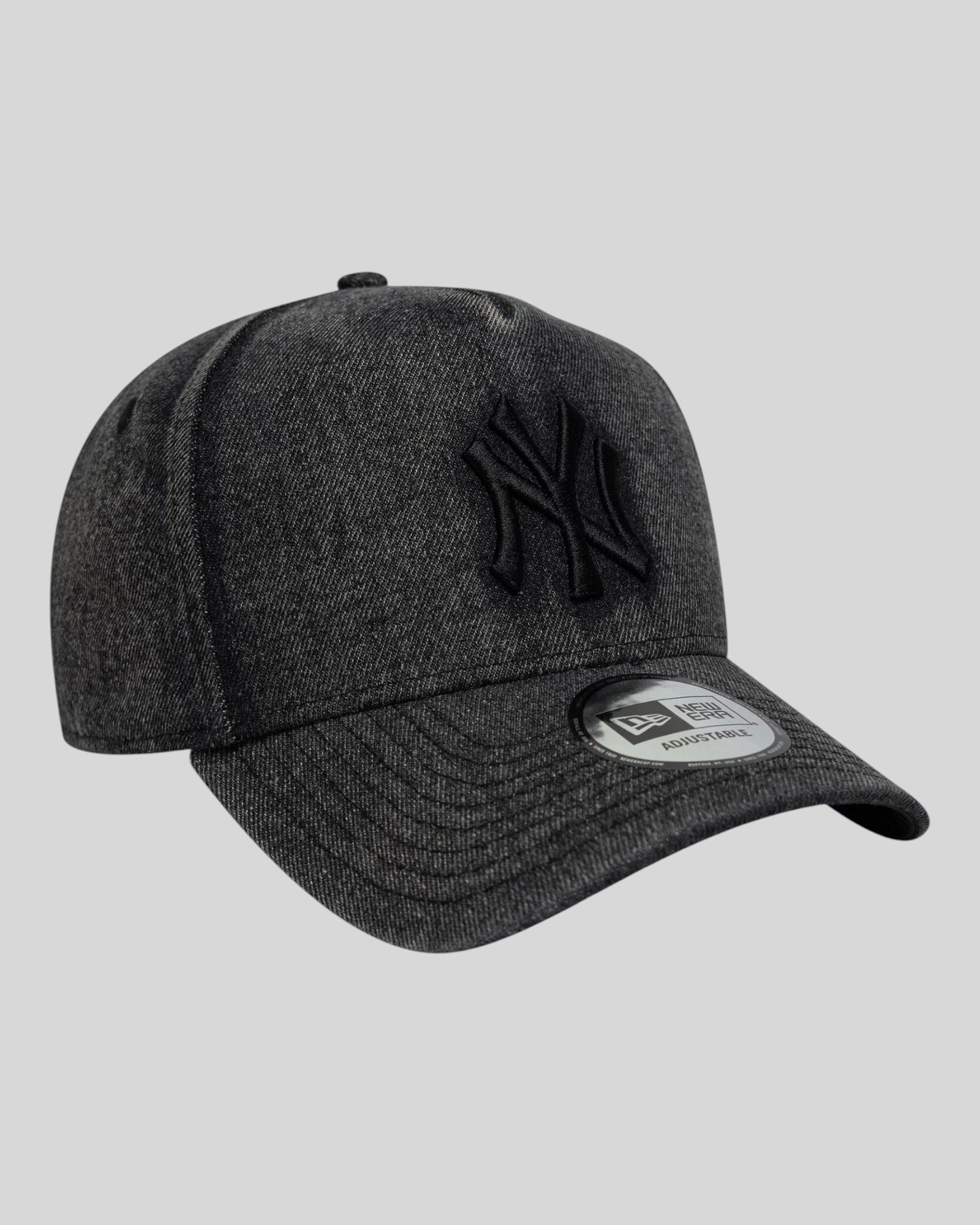 Cappello Con Visiera E-Frame New York Yankees MLB Denim Nero 60771822 New Era