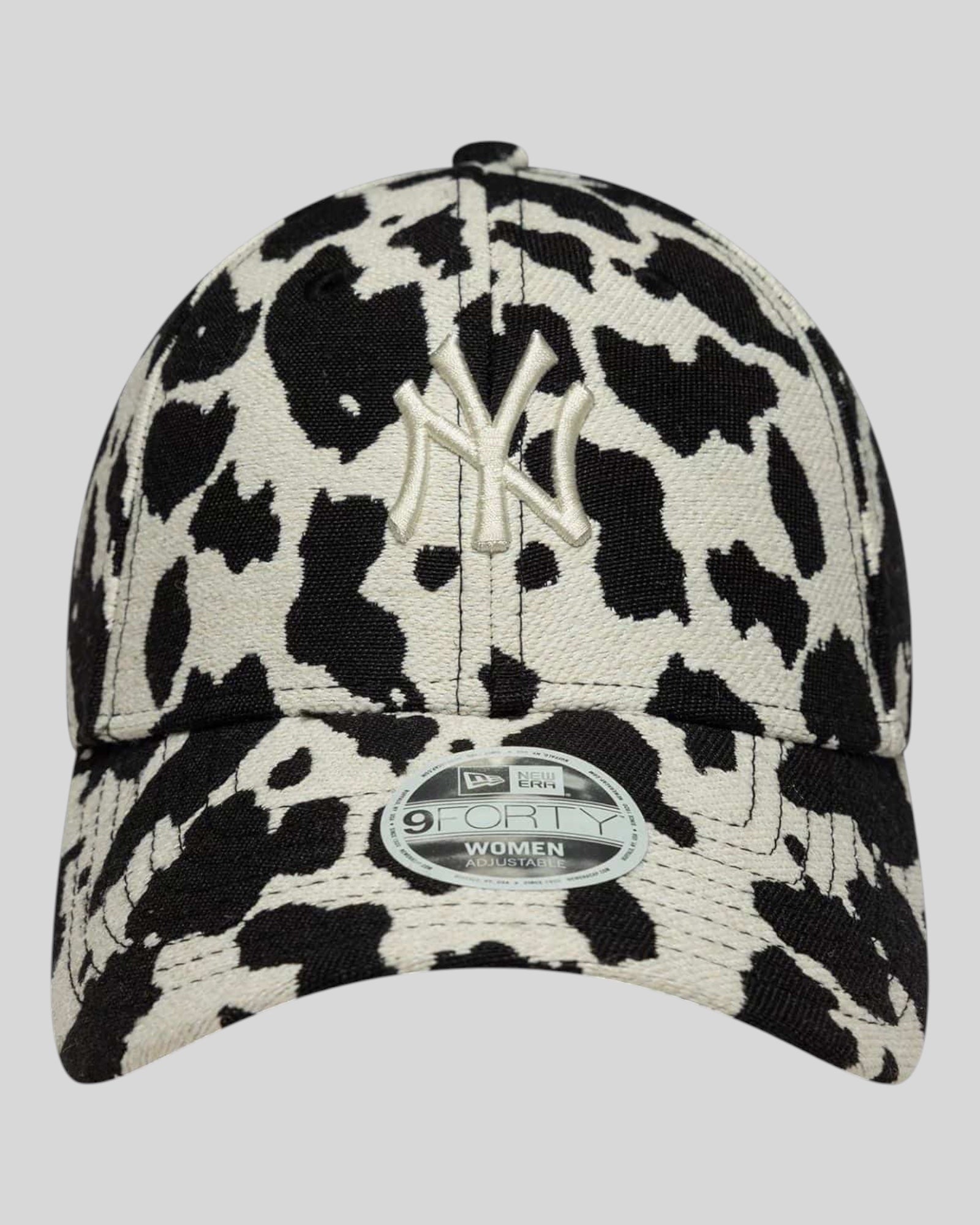 Cappello Con Visiera 9Forty New York Yankees MLB Cow Midi Nero Donna 60771872 New Era
