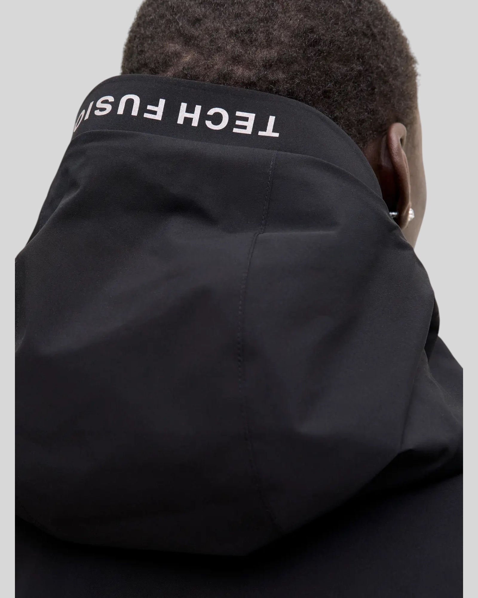 Giubbotto Con Cappuccio Jcofusion Technical Nero 12293425 Jak & Jones