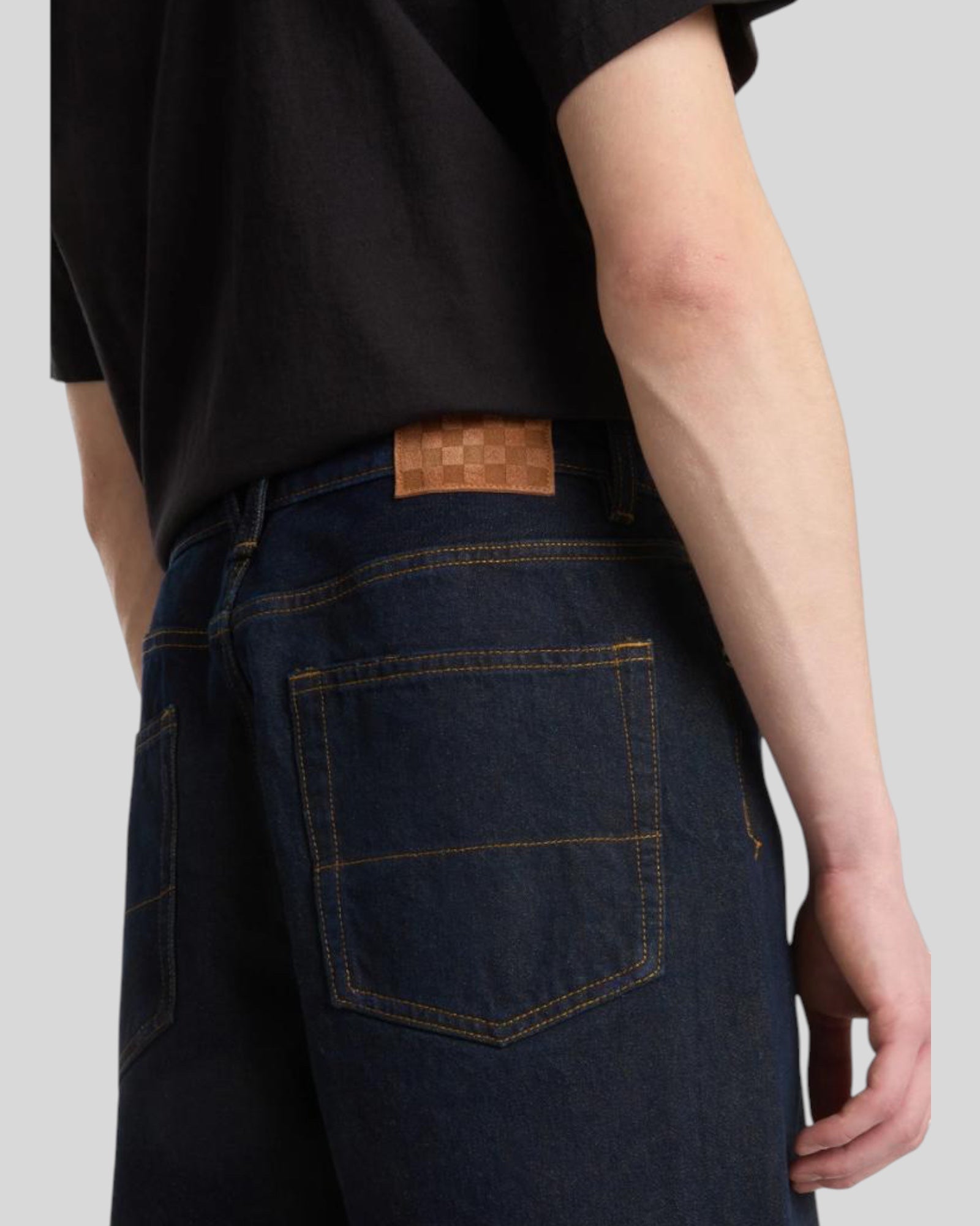 Jeans Loose Check 5 Blue Denim VN000PH6DRR1 Vans