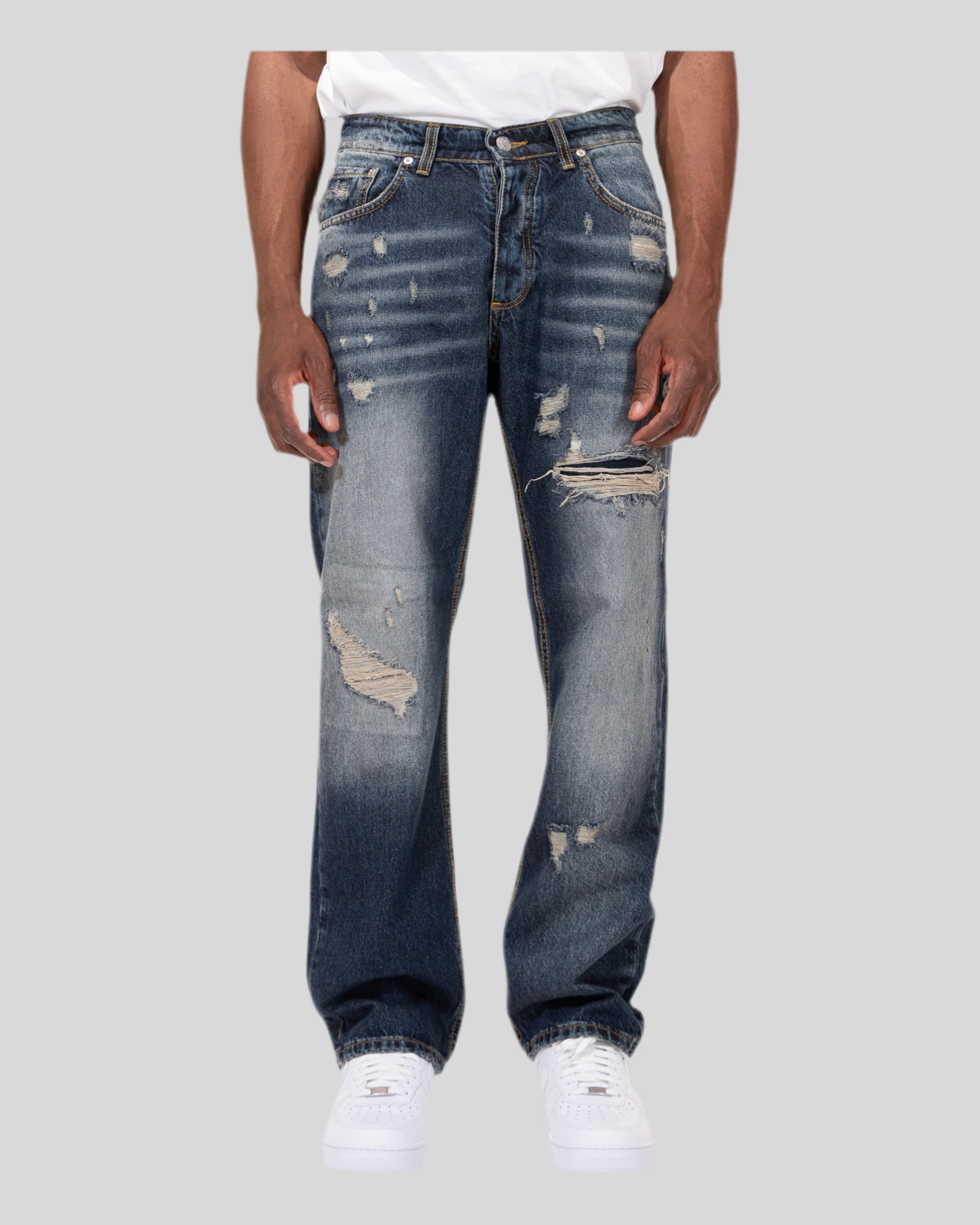 Jeans 5 Tasche Baggy 624B Soldier