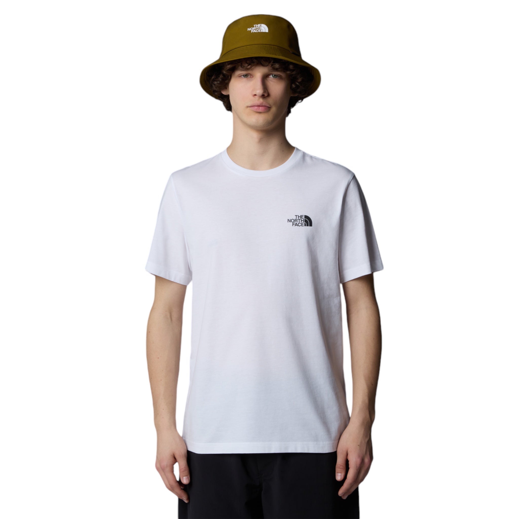 T-Shirt Basic Simple Dome Bianca NF0A87NGFN4 The North Face