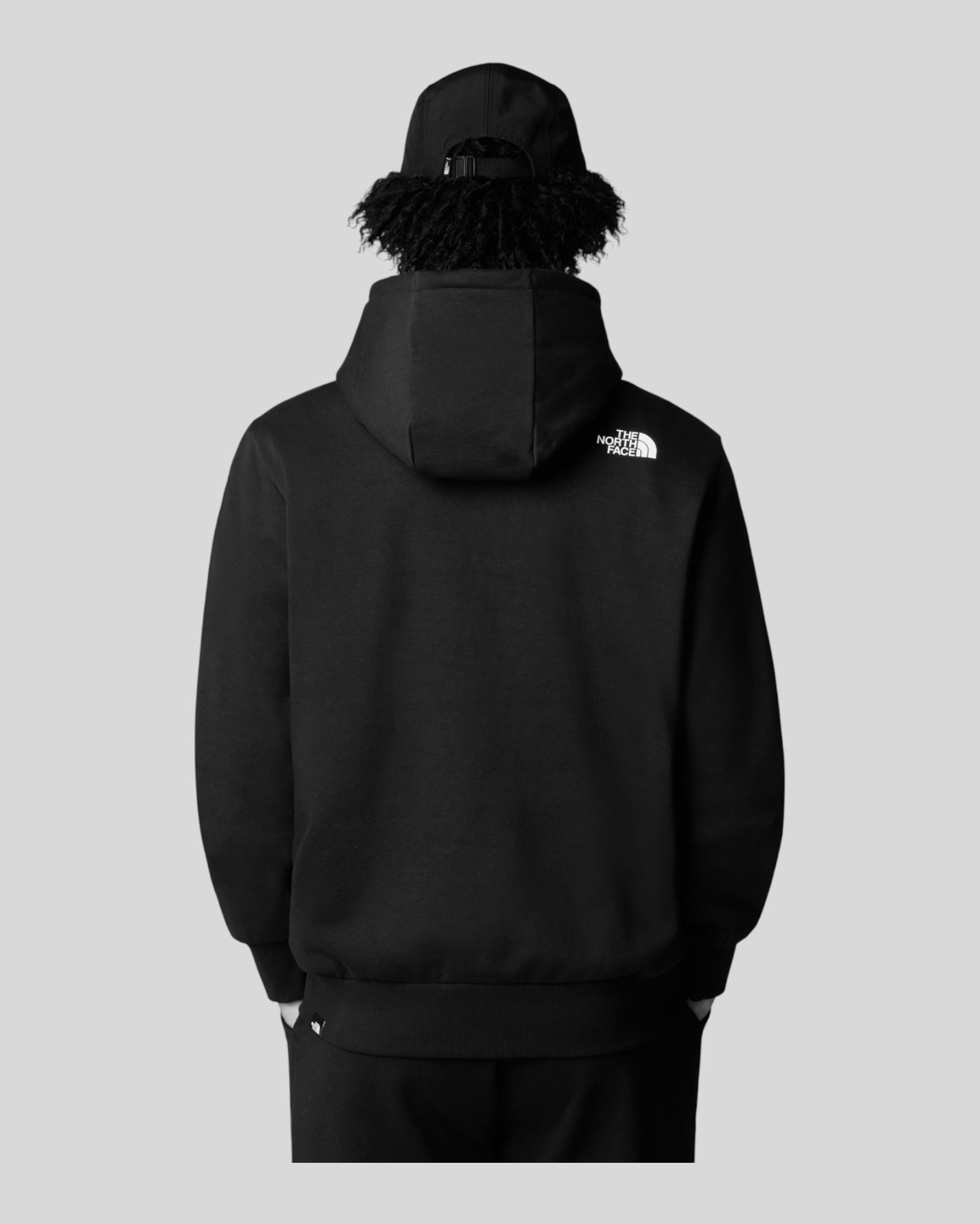 Felpa Con Cappuccio M Fine Hoodie Nero NF0A89EUJK3 The North Face