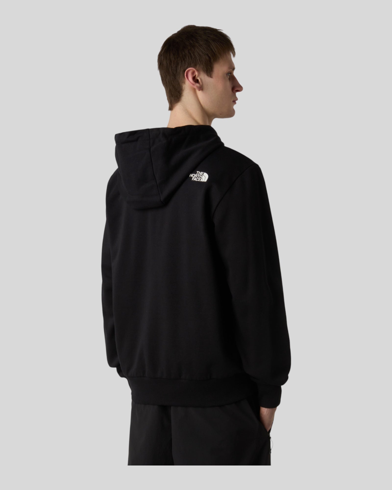 Felpa Con Zip E Cappuccio M Simple Dome Full Nero NF0A89FDJK31 The North Face