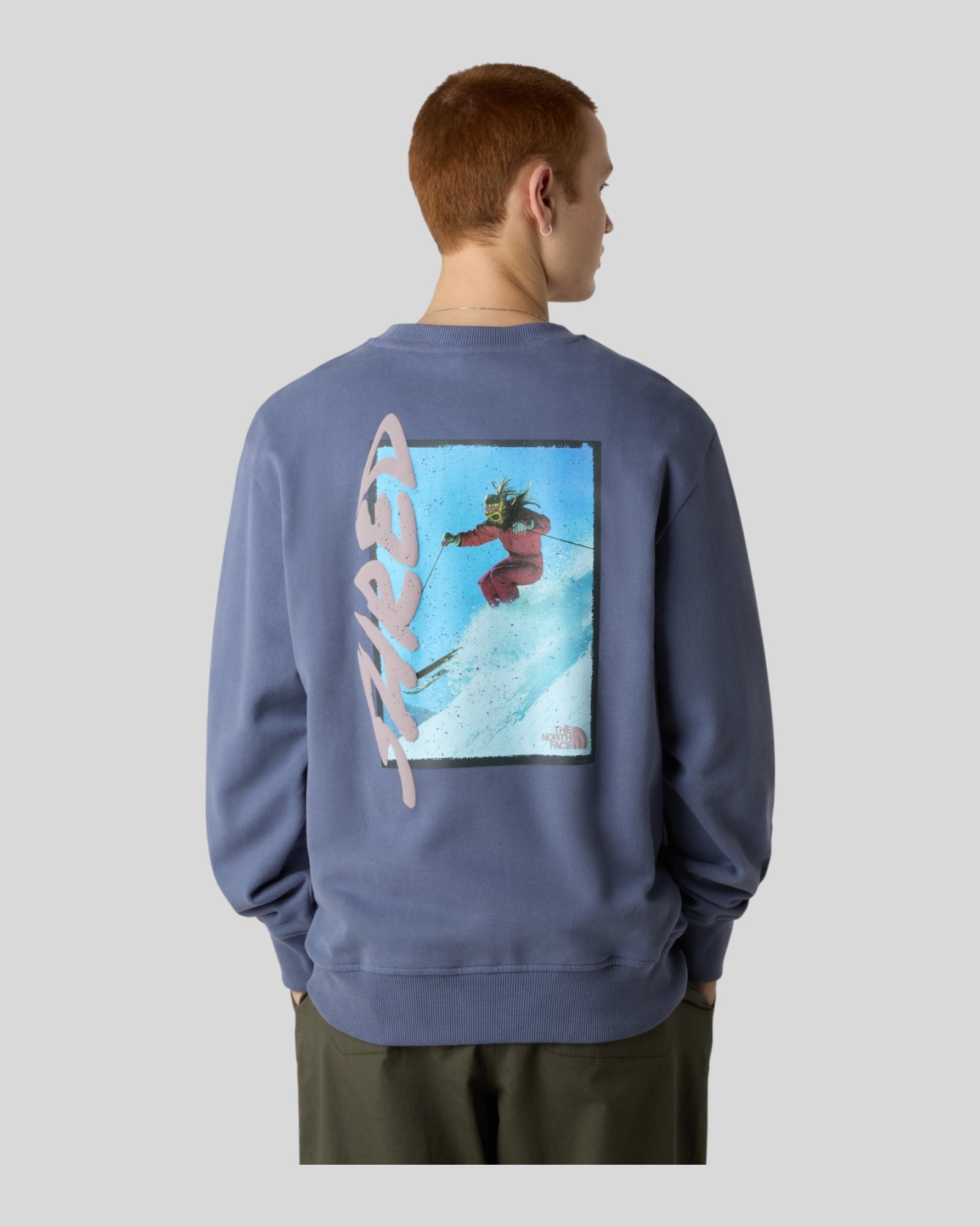 Felpa Girocollo NSE Slopes Relaxed Twilight Galaxy NF0A8EU5BTR The North Face