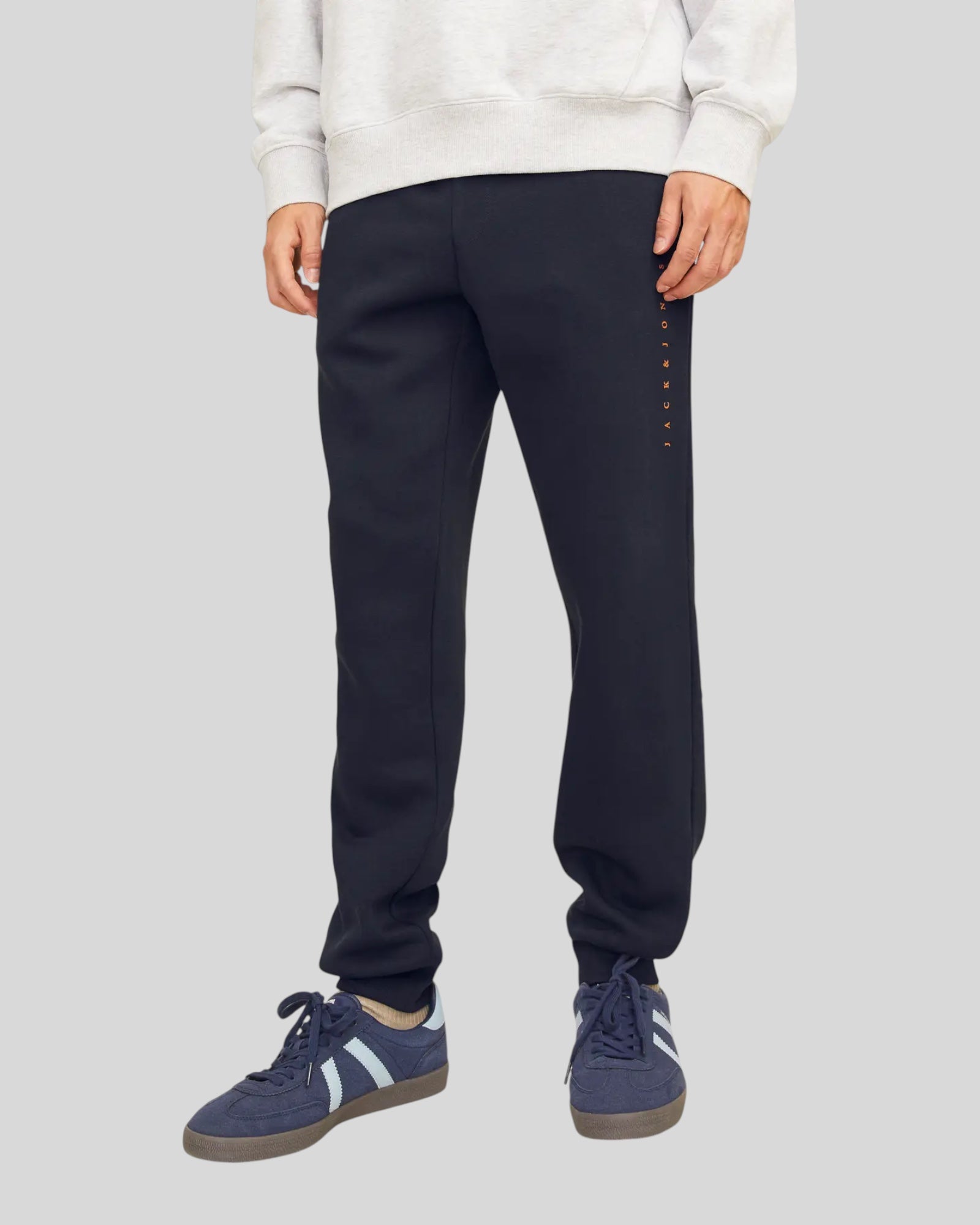 Pantalone Tuta Jjgordon Star Sweat Dark Navy 12248838 Jack & Jones