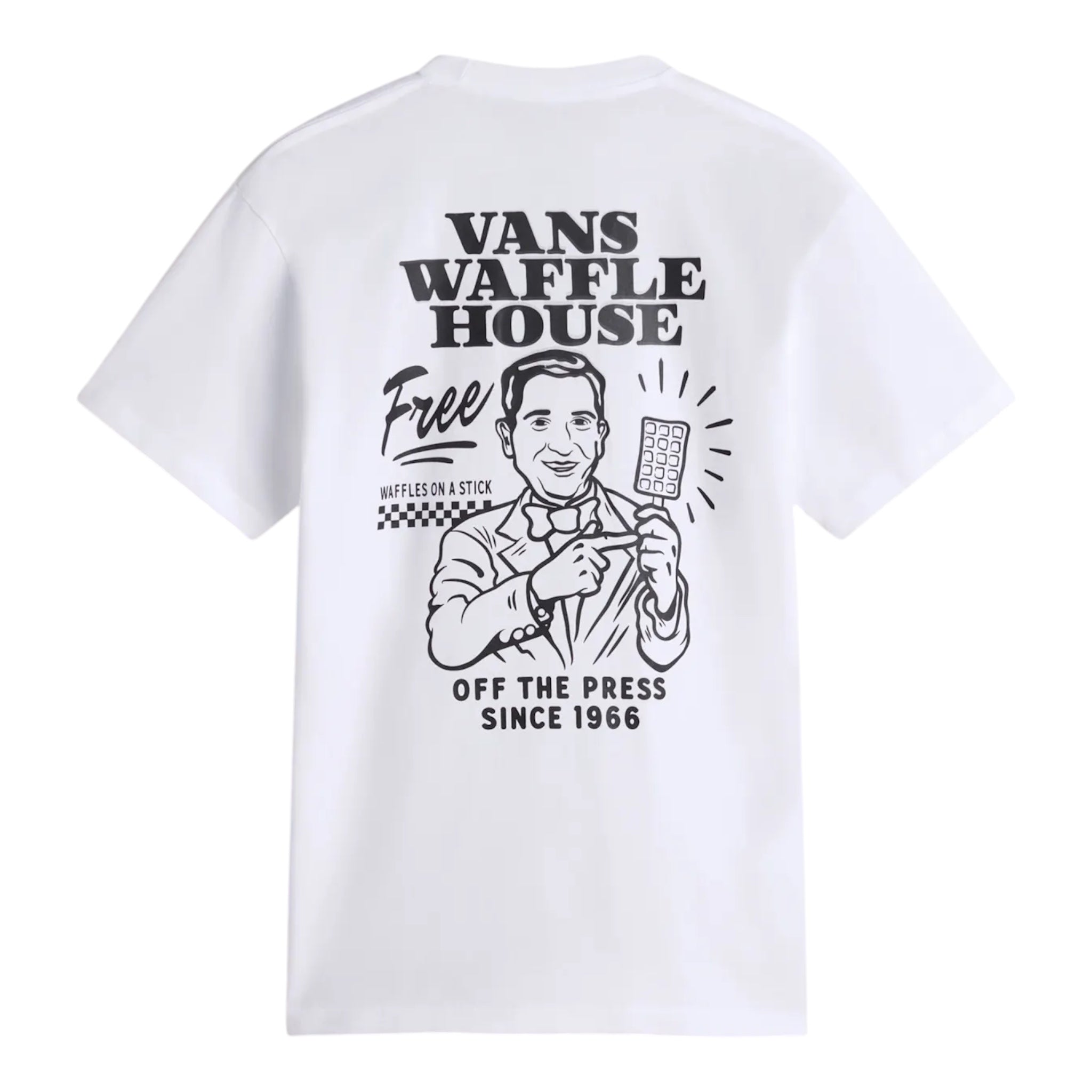 T-Shirt Classic Fit Death Grip SS Bianco VN000M5AWHT1 Vans