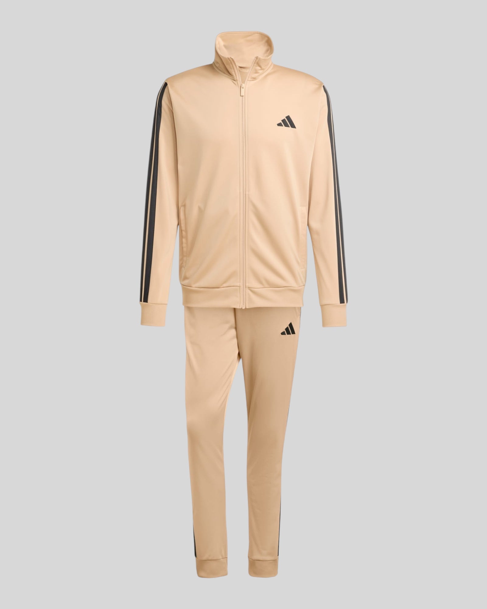 Tuta Basic 3 Stripes Tricot Track Suit Sabbia JX5501 Adidas