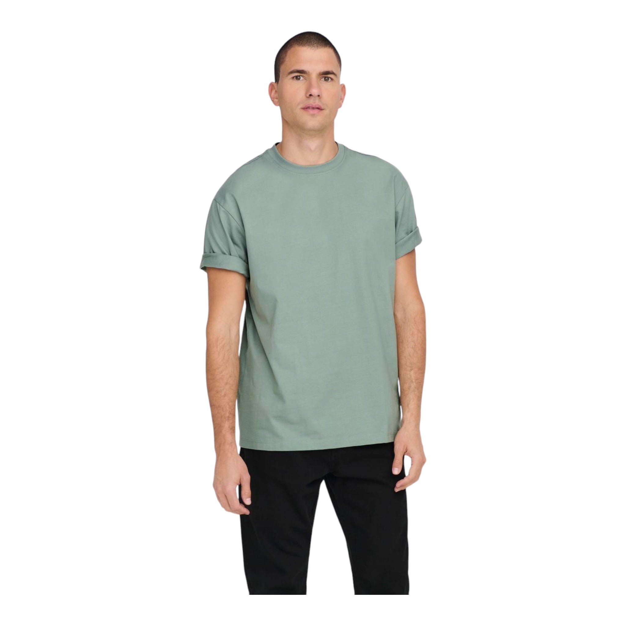 Basic Ons T-Shirt Fred Life Relaxed SS Tee Chinois Green 22022532