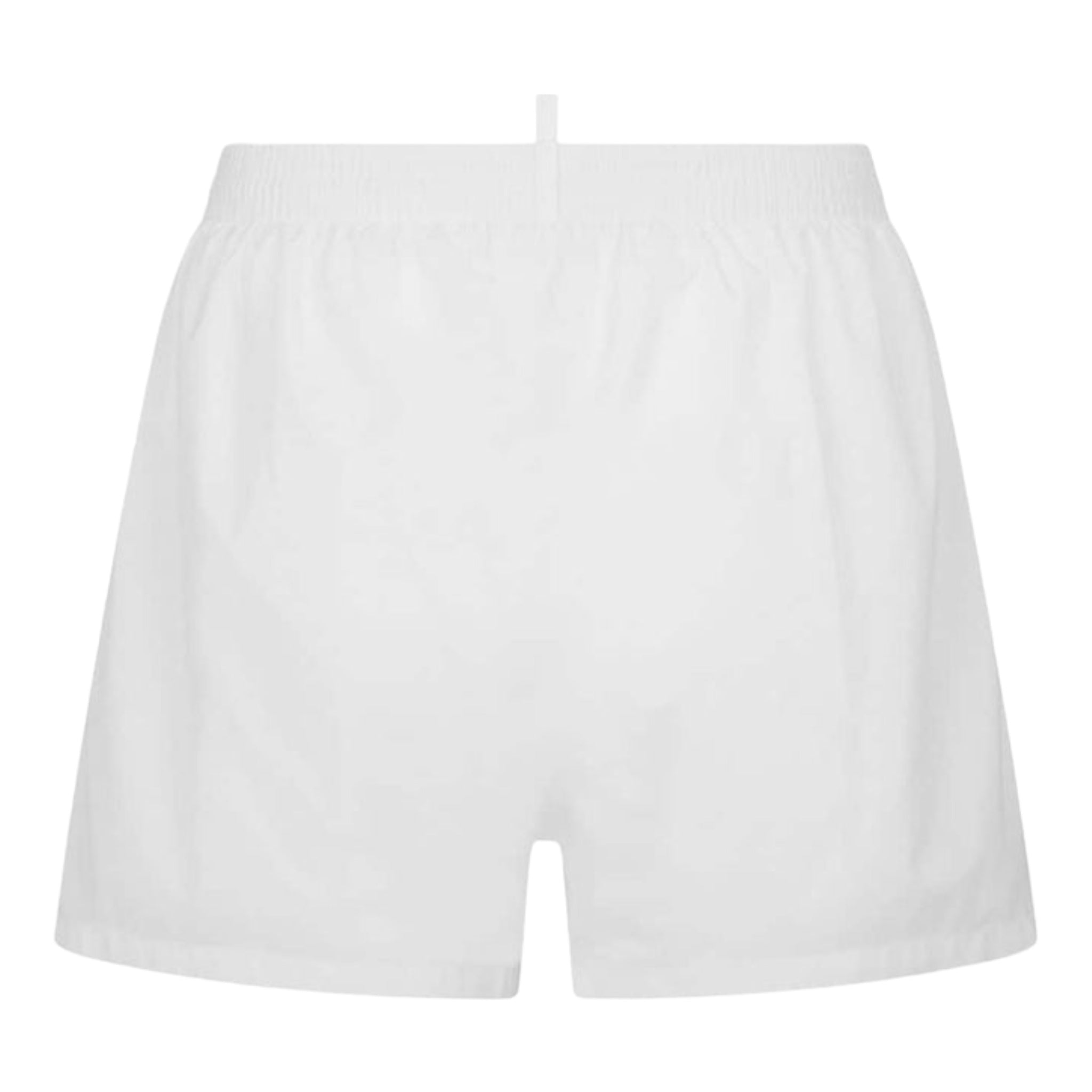 White Midi Boxer Swimsuit D7B645660-10046 Dsquared2