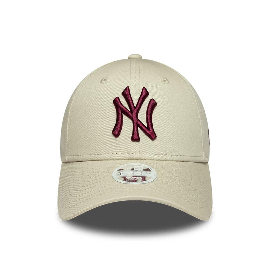 Cappello con Visiera New York Yankees MLB League Essential 9FORTY Crema 60915726