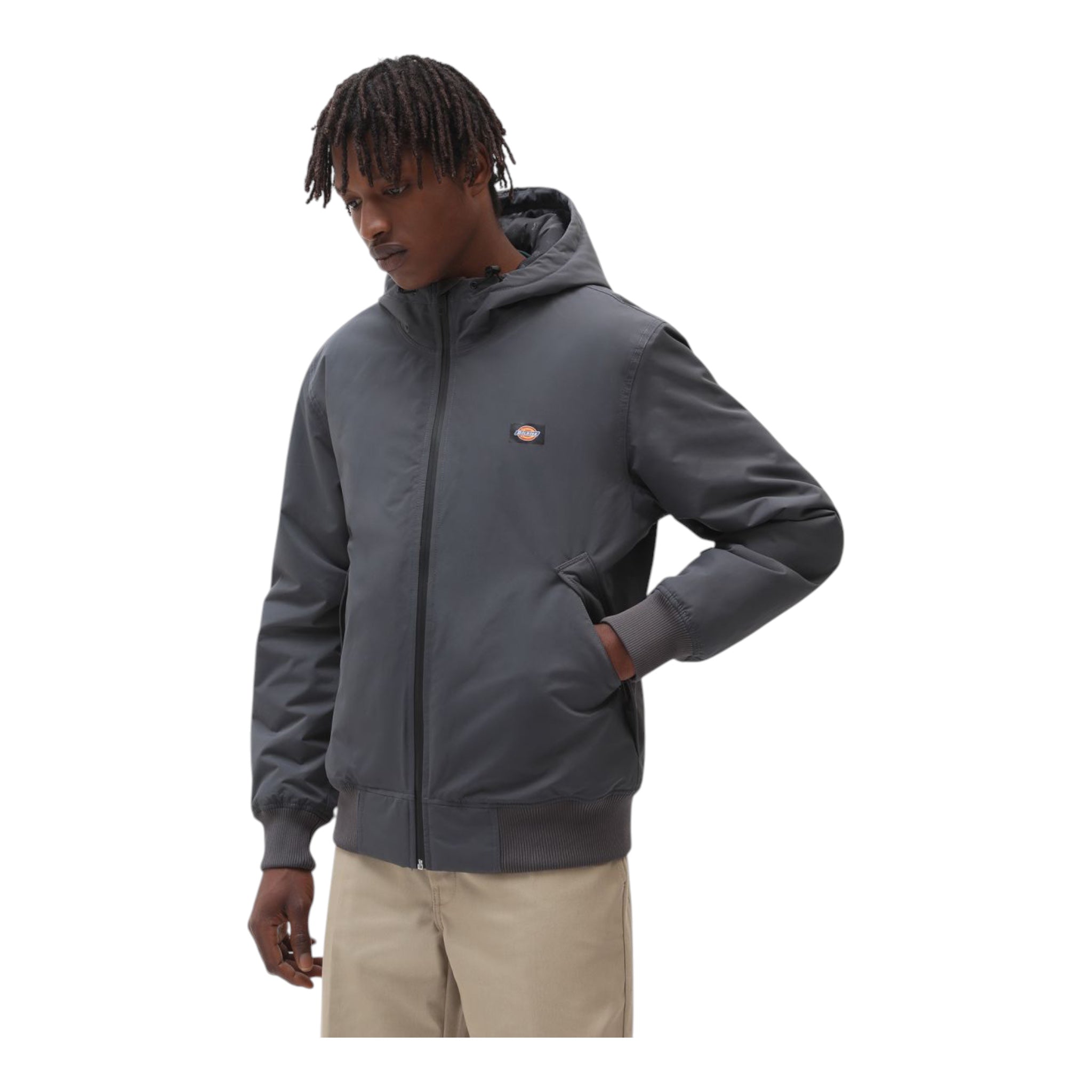 Giubbotto Con Cappuccio New Sarpy Jacket Grigio DK0A4XG8CH01 Dickies