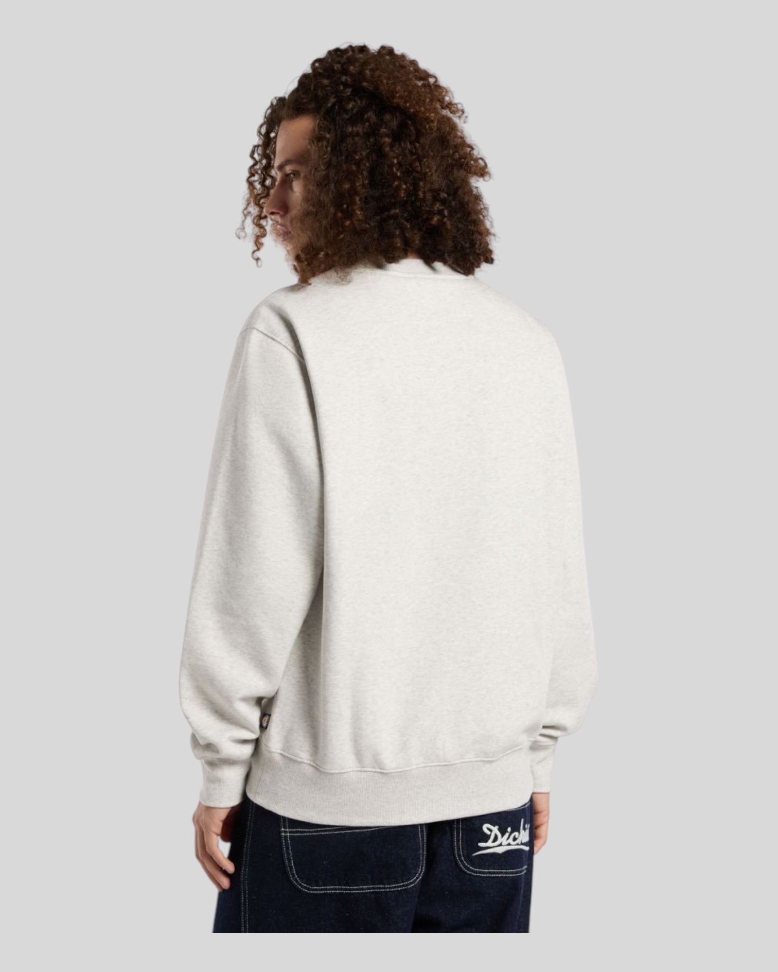 Felpa Girocollo Summerdale Crew Sweatshirt Grigio Chiaro DK0A4Y6QA281 Dickies
