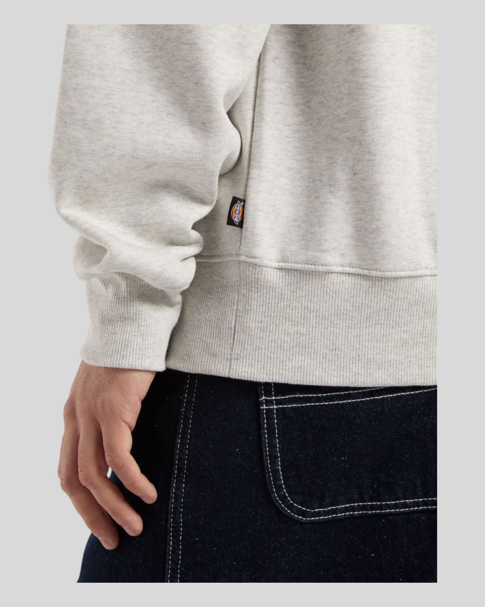 Felpa Girocollo Summerdale Crew Sweatshirt Grigio Chiaro DK0A4Y6QA281 Dickies