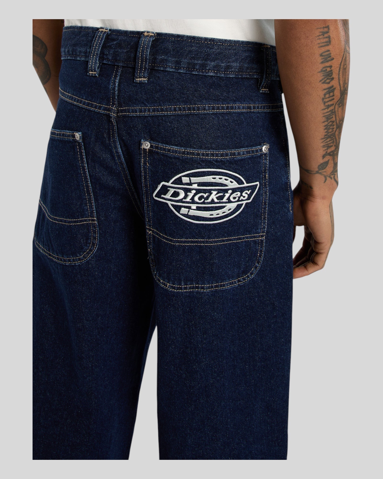 Jeans Loose Fit Hilham Blu Denim DK0A87NK0DD Dickies