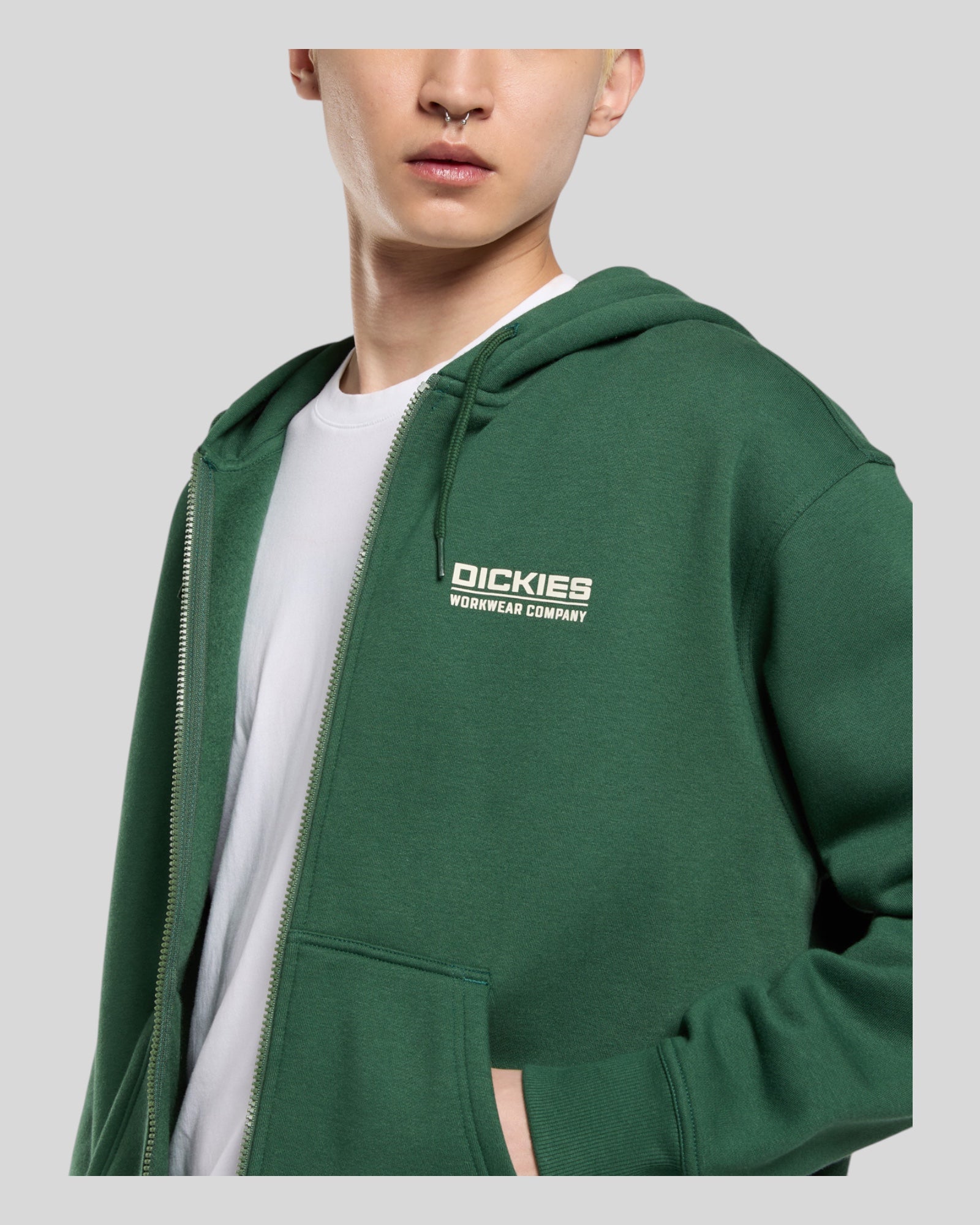 Felpa Con Zip Bolivar Fz Hoodie Pino DK0A88L5PIN Dickies