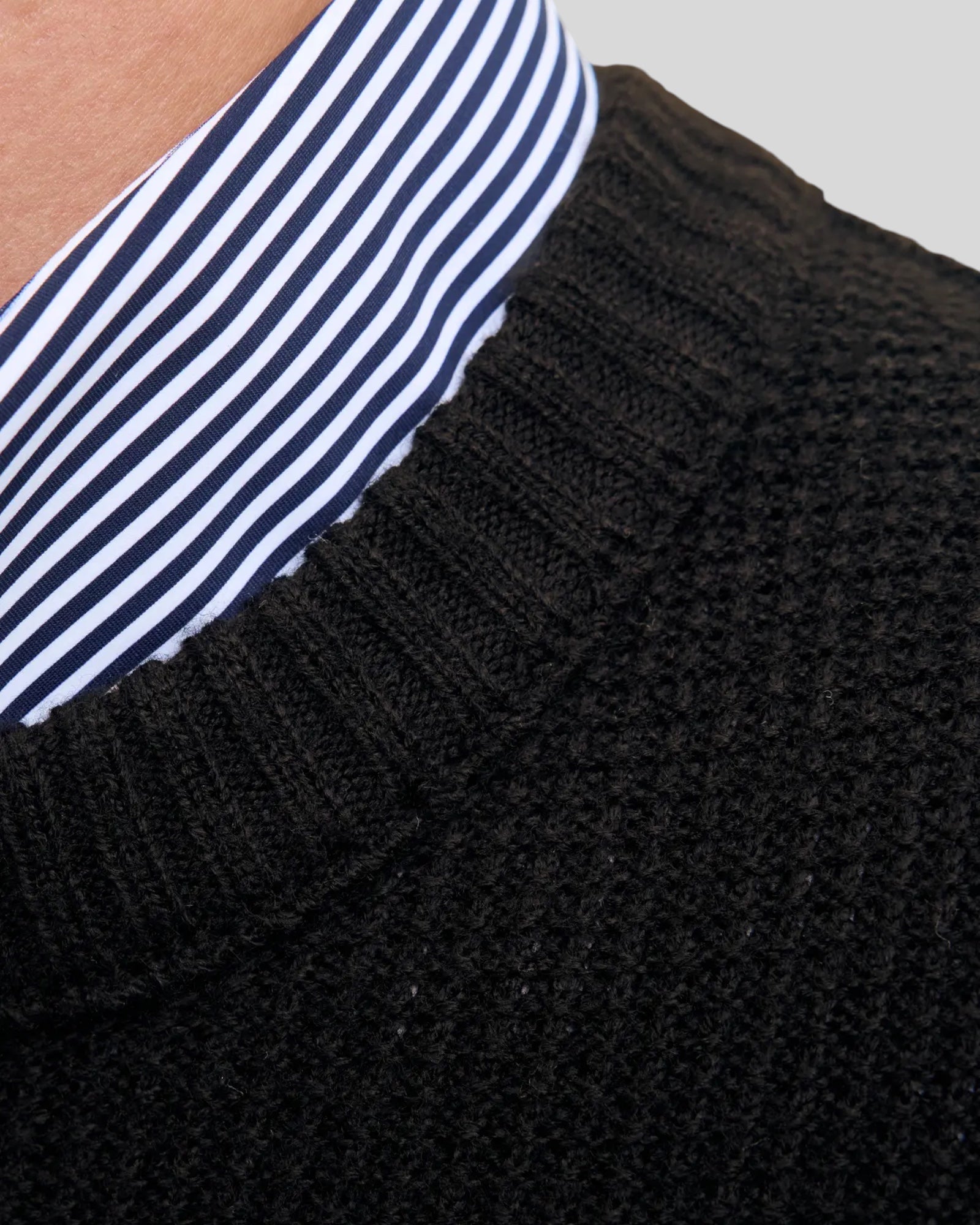 Maglione Girocollo Jjroy Knit Crew Neck Nero 12279278 Jack & Jones