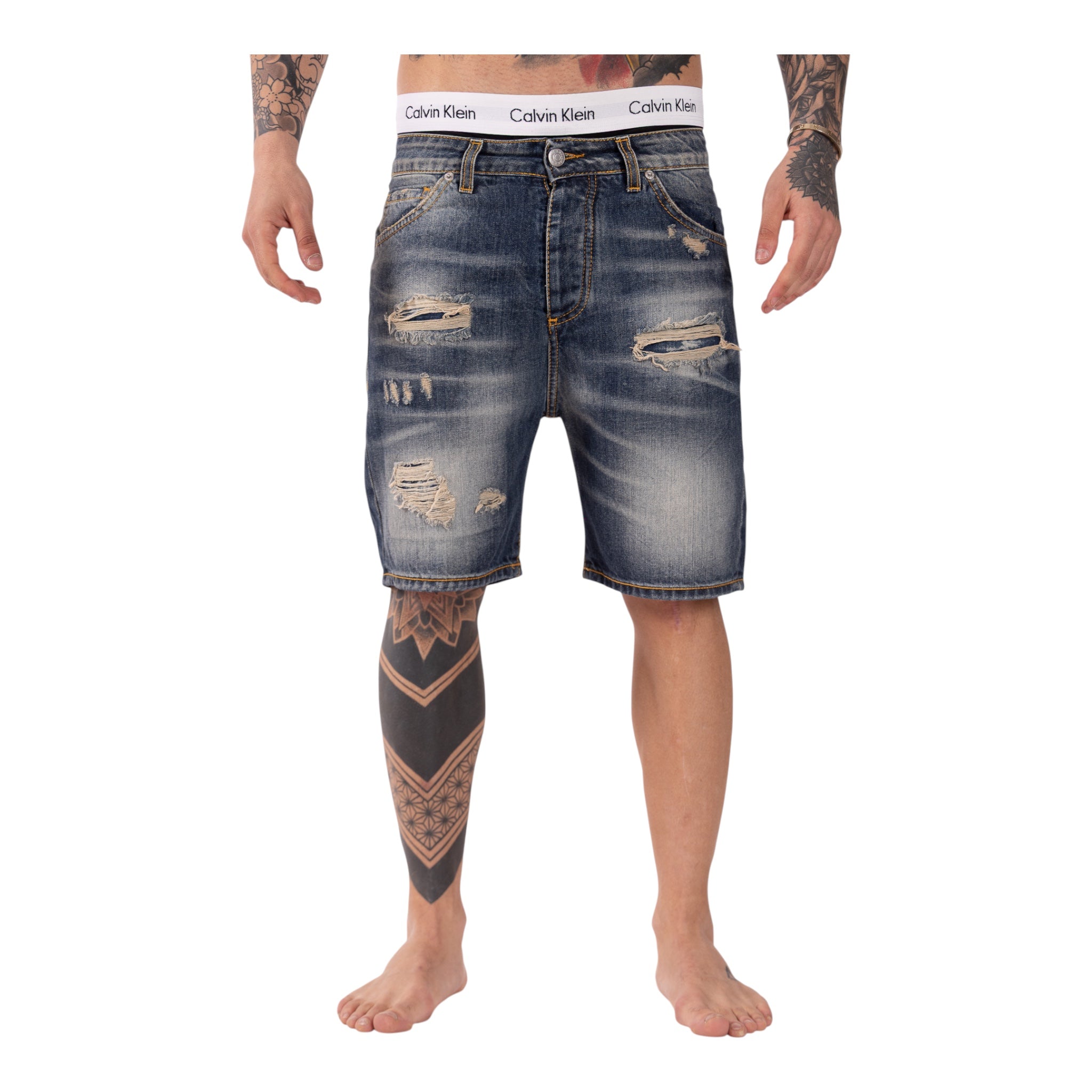 Short Denim Enzom 05B Medio Soldier