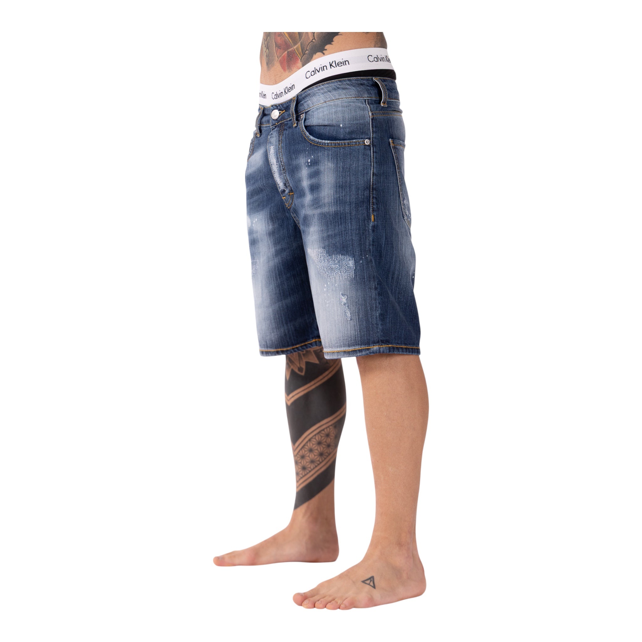 Short Denim Enzom 078B Blue Soldier
