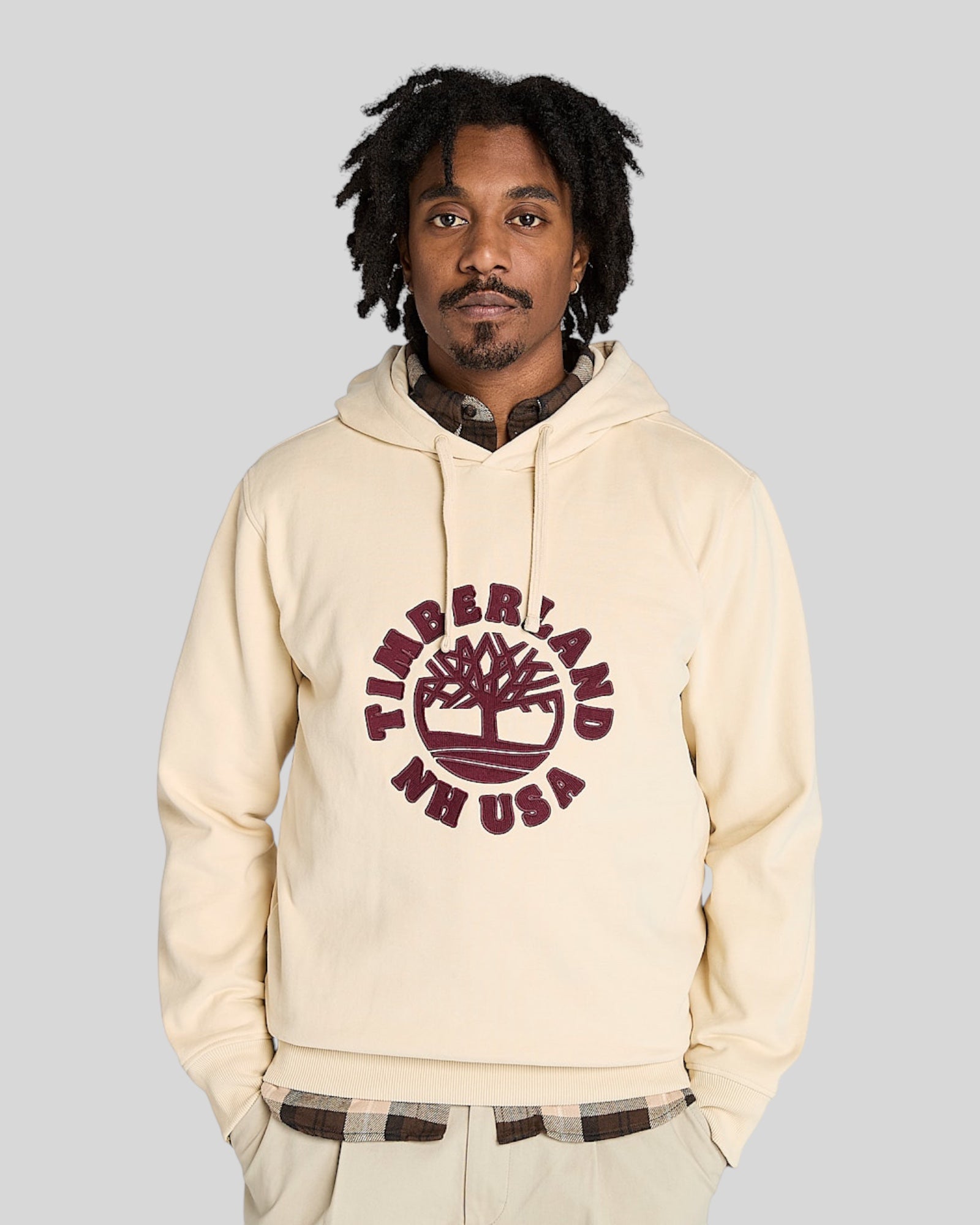 Felpa Con Cappuccio Grafica Holiday Beige TB0A5MBTEFL Timberland