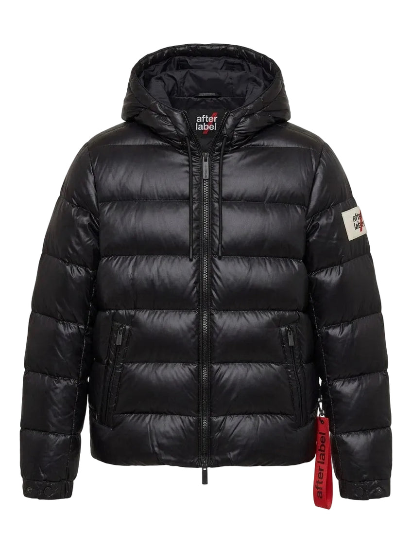 Piumino Uomo After Label Verbier Nero N051 999