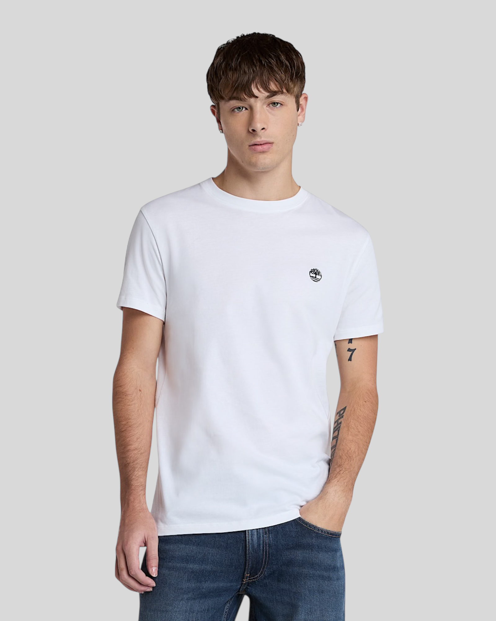T-Shirt Dunstan River Slim Fit Bianca TB0A2BPR 100 Timberland