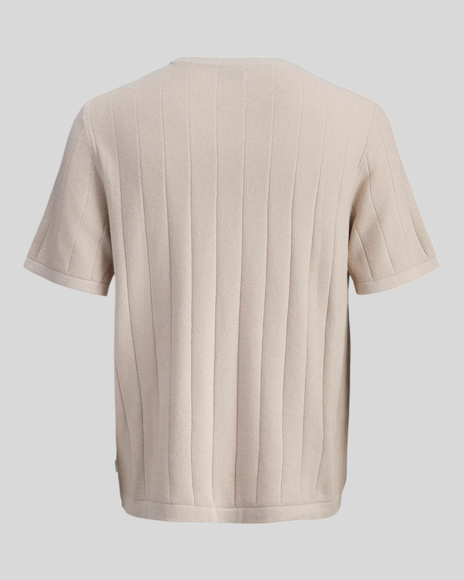 T-Shirt In Maglia Jjebradley Knit Tee Moonbeam 12288582 Jack & Jones