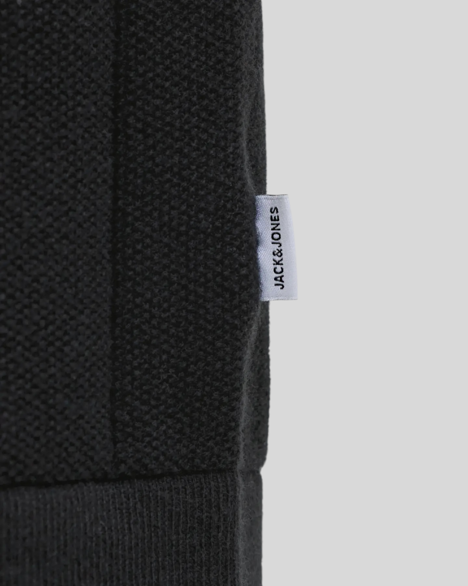 T-Shirt In Maglia Jjebradley Knit Tee Nero 12288582 Jack & Jones