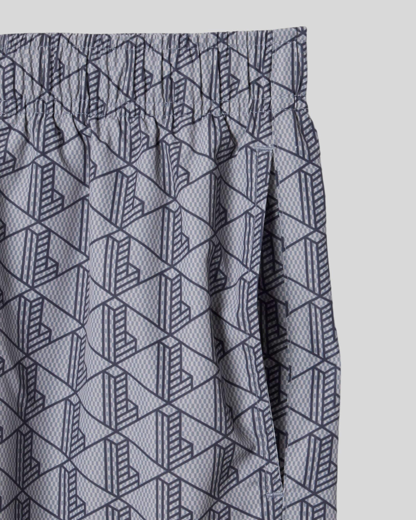 Costume Da Bagno Monogramma Grigio MH9086-00-YIN Lacoste