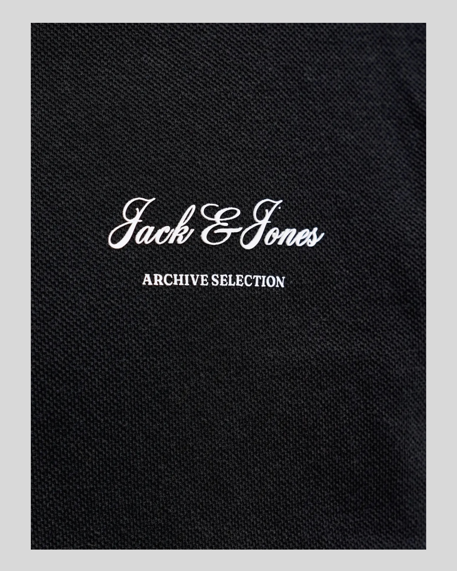 Polo Essentials Jjarchive Graphic Nera 12288877 Jack & Jones