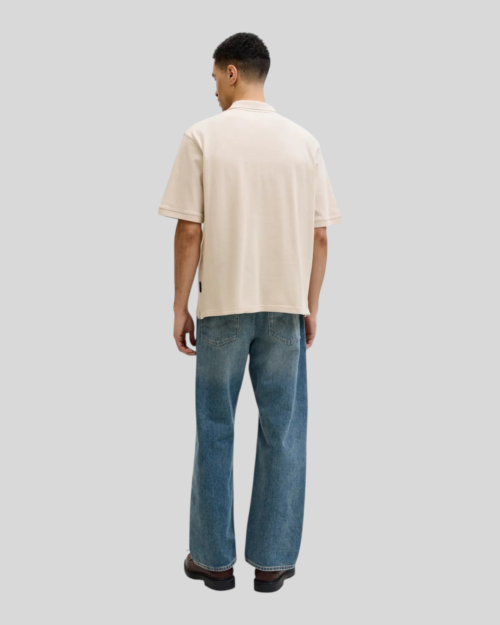 Polo Essentials Jjarchive Graphic Moonbeam 12288877 Jack & Jones