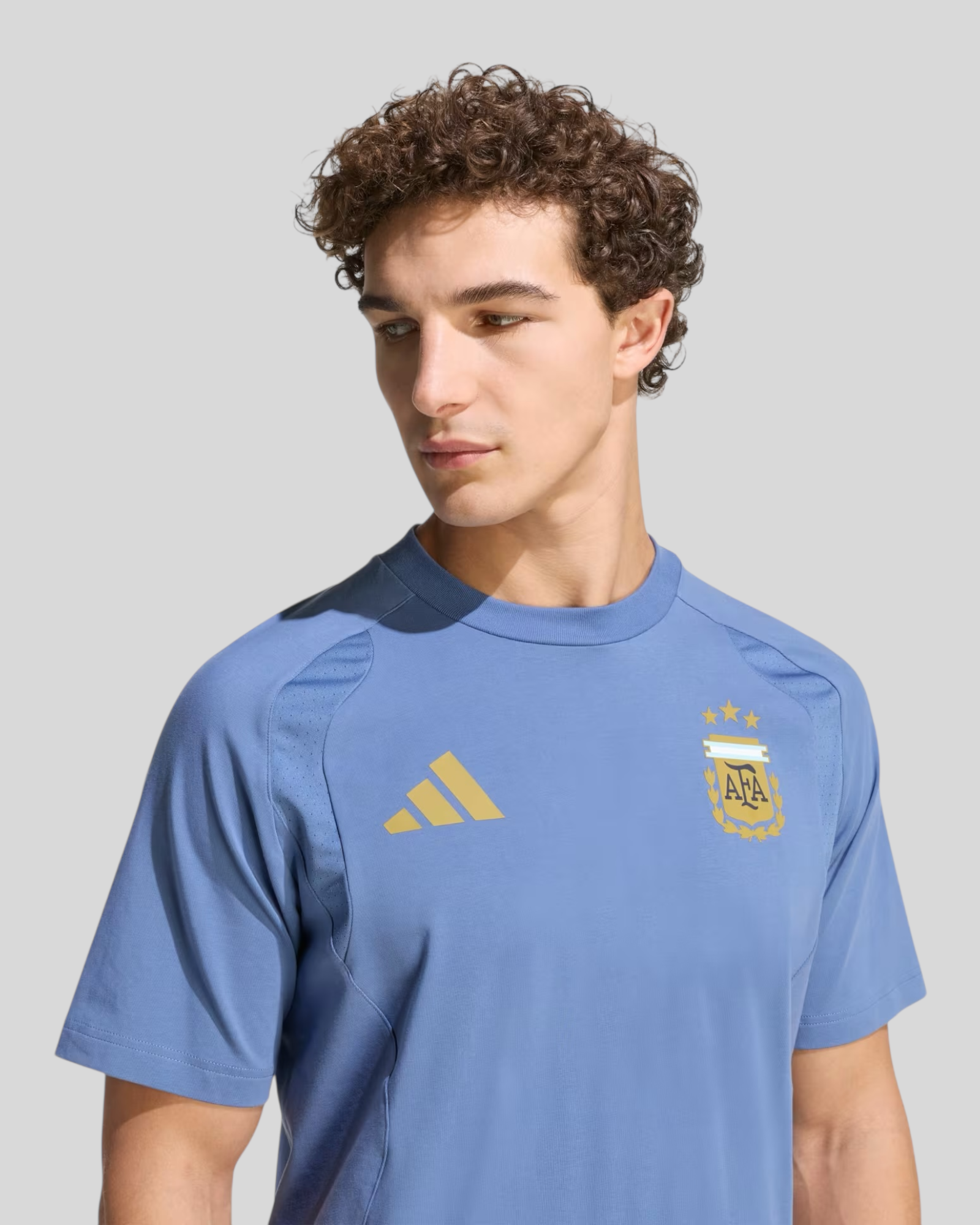 T-Shirt AFA Argentina Tiro Travel Tee Blu JZ6317 Adidas
