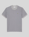 T-Shirt Monogramm In Jacquard Classic Fit Grigio TH1197 00 41I Lacoste