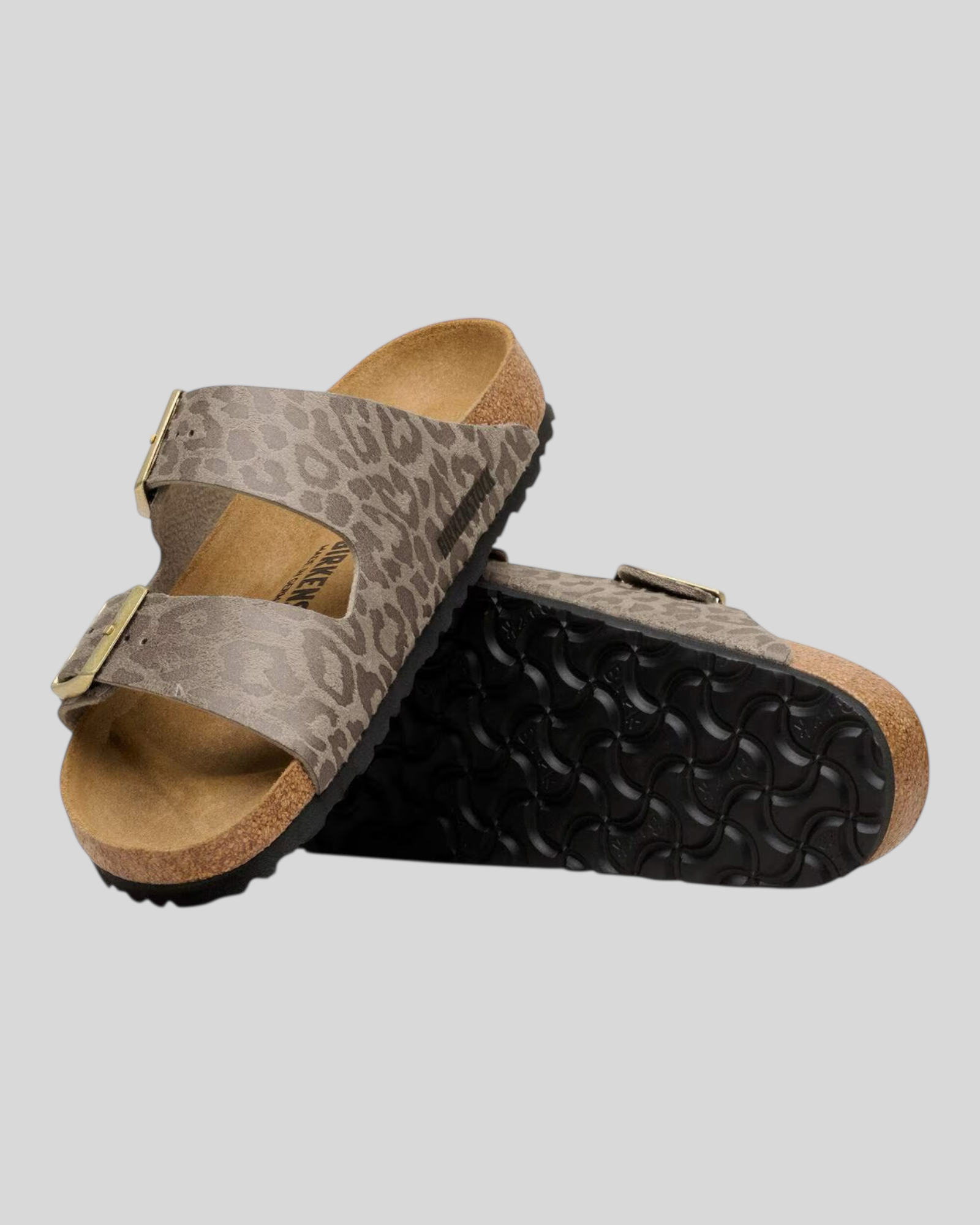 Arizona Donna Sintetico Leopardato Grey Tupe 1031941 Birkenstock